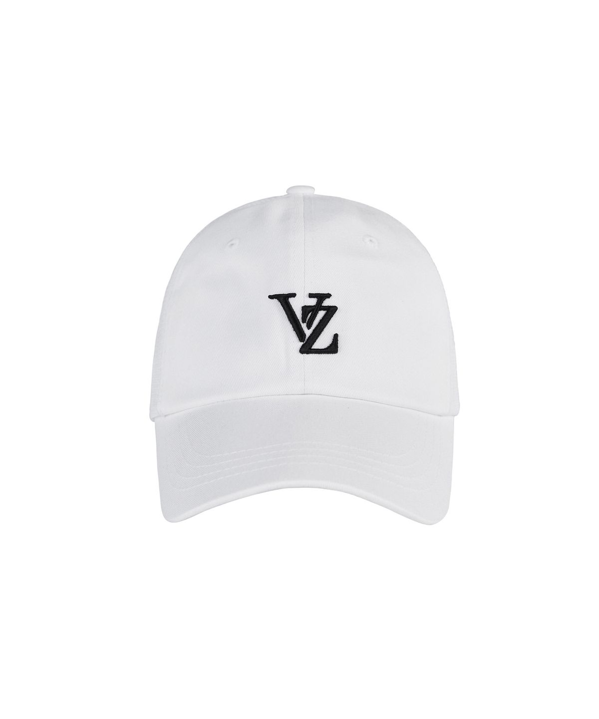 바잘(VARZAR) 3D 모노그램 사이드 매쉬 오버핏 볼캡 화이트