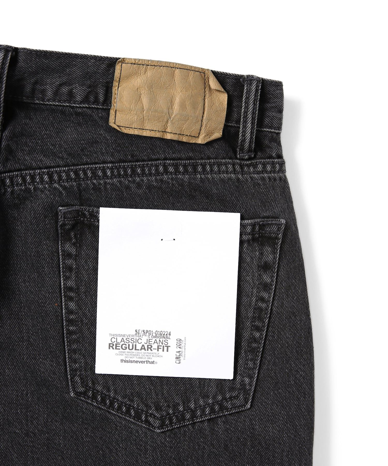 さらに100円引き◆thisisneverthat◆Regular Jeans 24SS SS24)Regular Jeans – thisisneverthat® JP