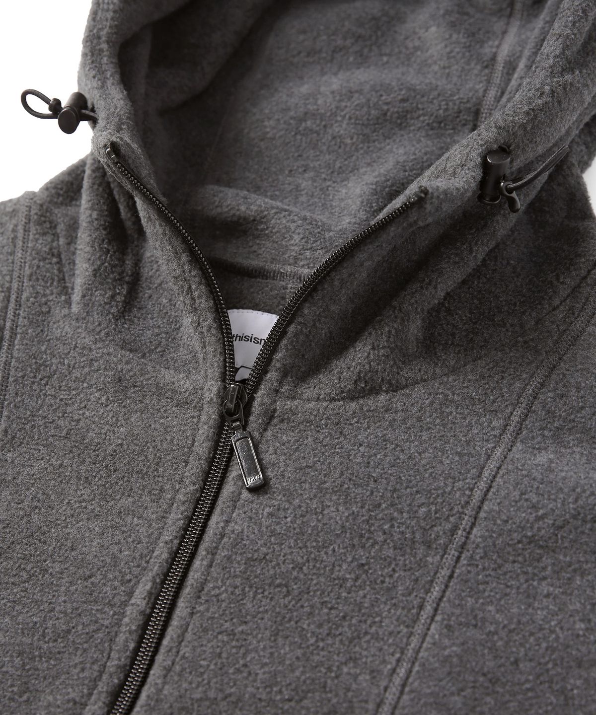 디스이즈네버댓(THISISNEVERTHAT) Fleece Hooded Pullover Charcoal