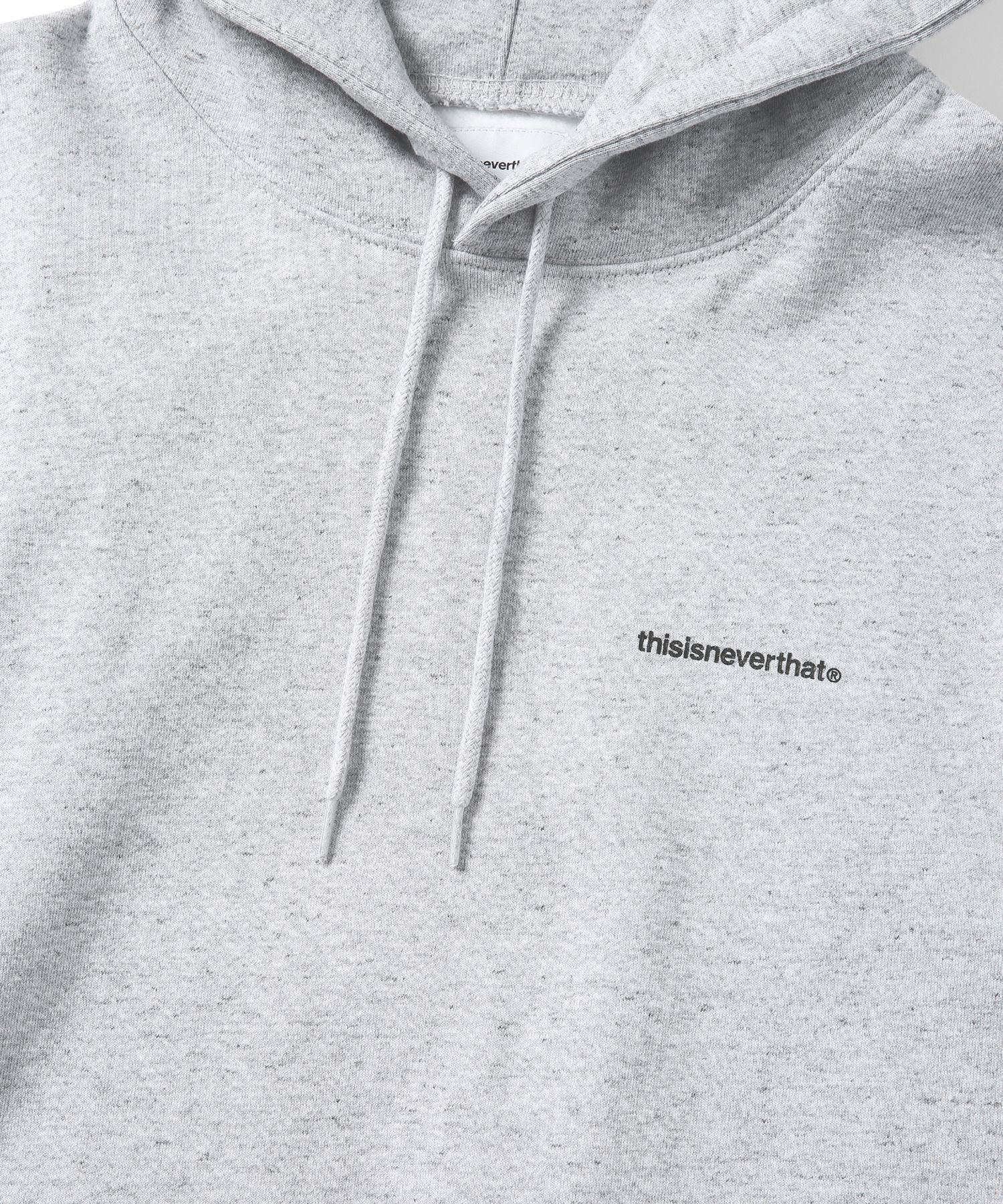 thisisneverthat T-logo Hoodie in Heather Grey | FWRD