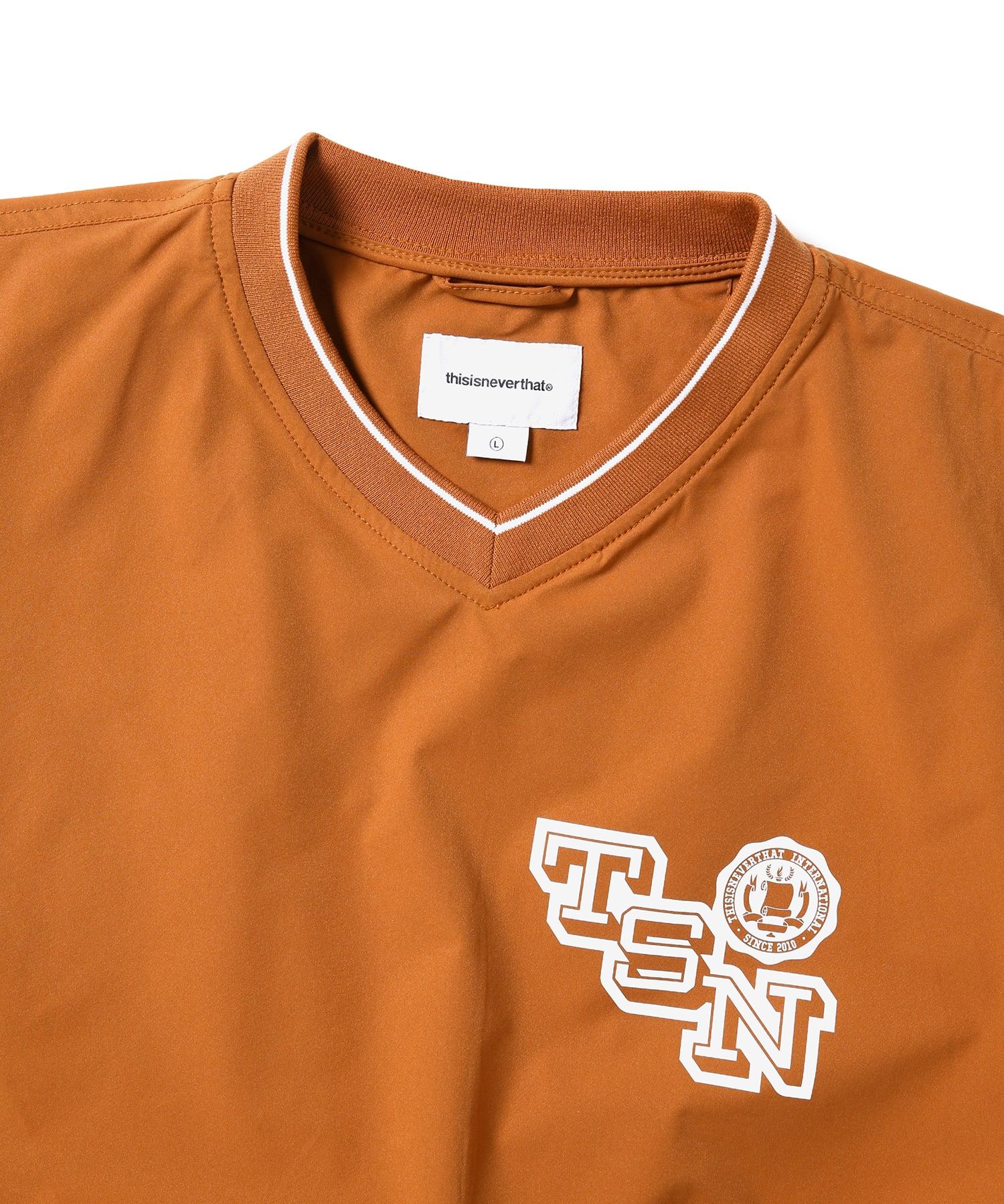 メンズウェア thisisneverthat golf pullover MUSINSA公式 | thisisneverthat TSN Golf Pullover Orange