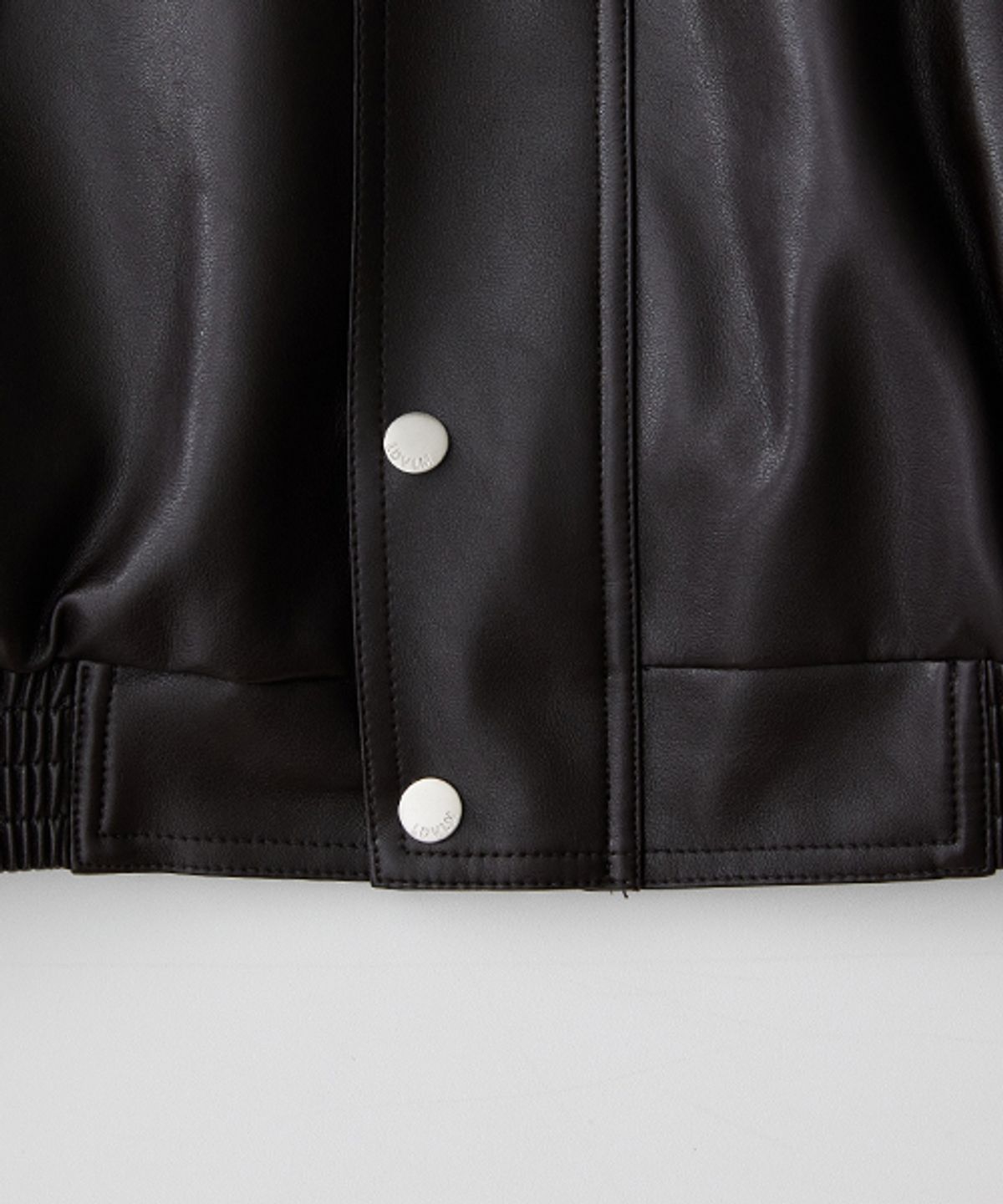 레이디 볼륨(LADY VOLUME) 465 VEGAN LEATHER BLOUSON_BURGANDY