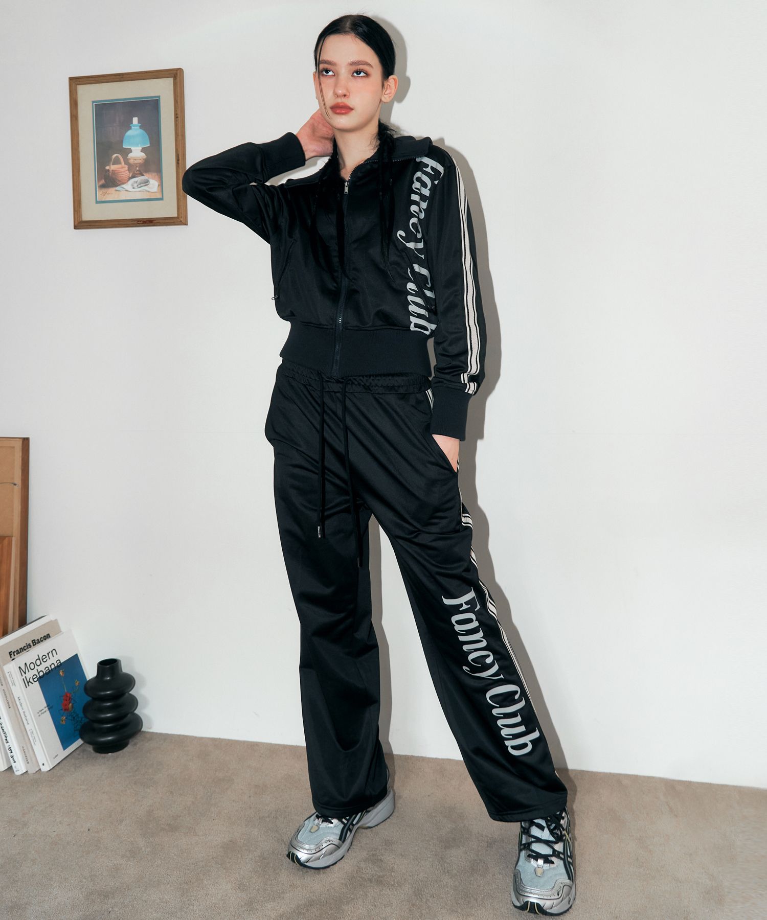 MUSINSA | FANCY CLUB [NF] Line Jersey Track Training Pants