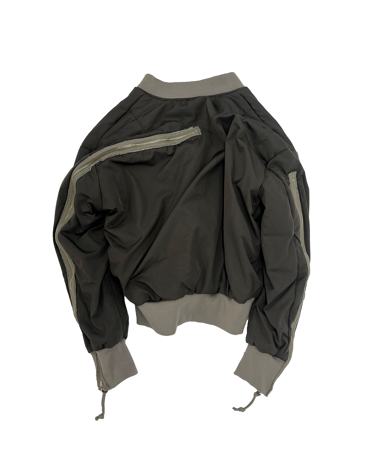 그레일즈(GRAILZ) MULTI ZIPPER BOMBER JACKET [TAUPE]