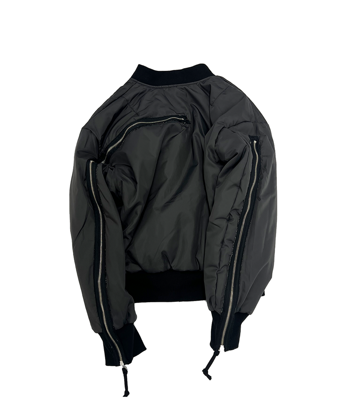 그레일즈(GRAILZ) MULTI ZIPPER BOMBER JACKET [BLACK]