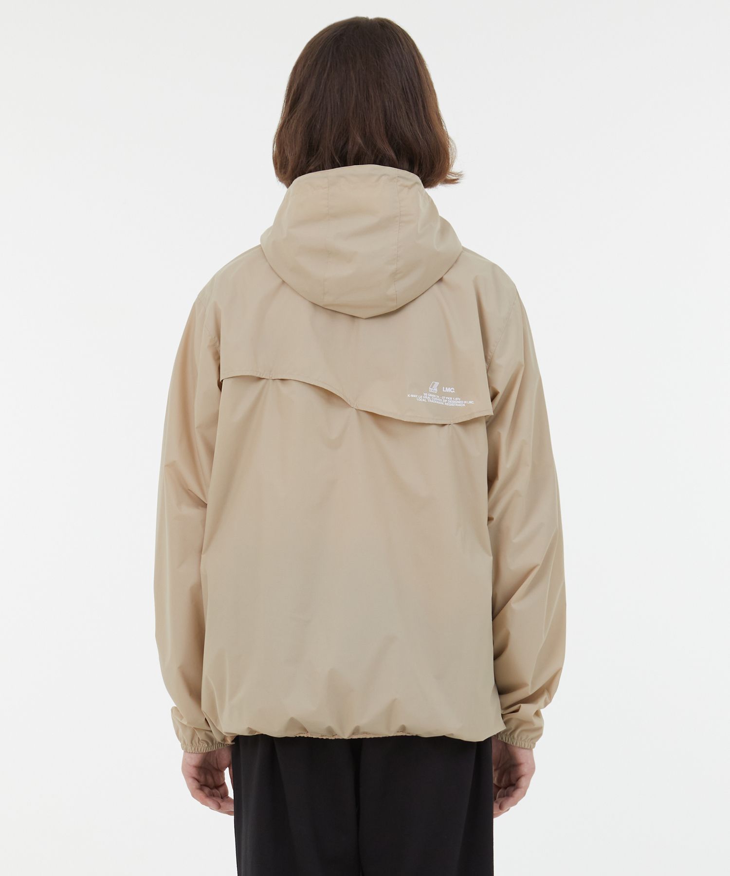 MUSINSA | LMC LMC X K-WAY CURVED WINDBREAKER JACKET beige