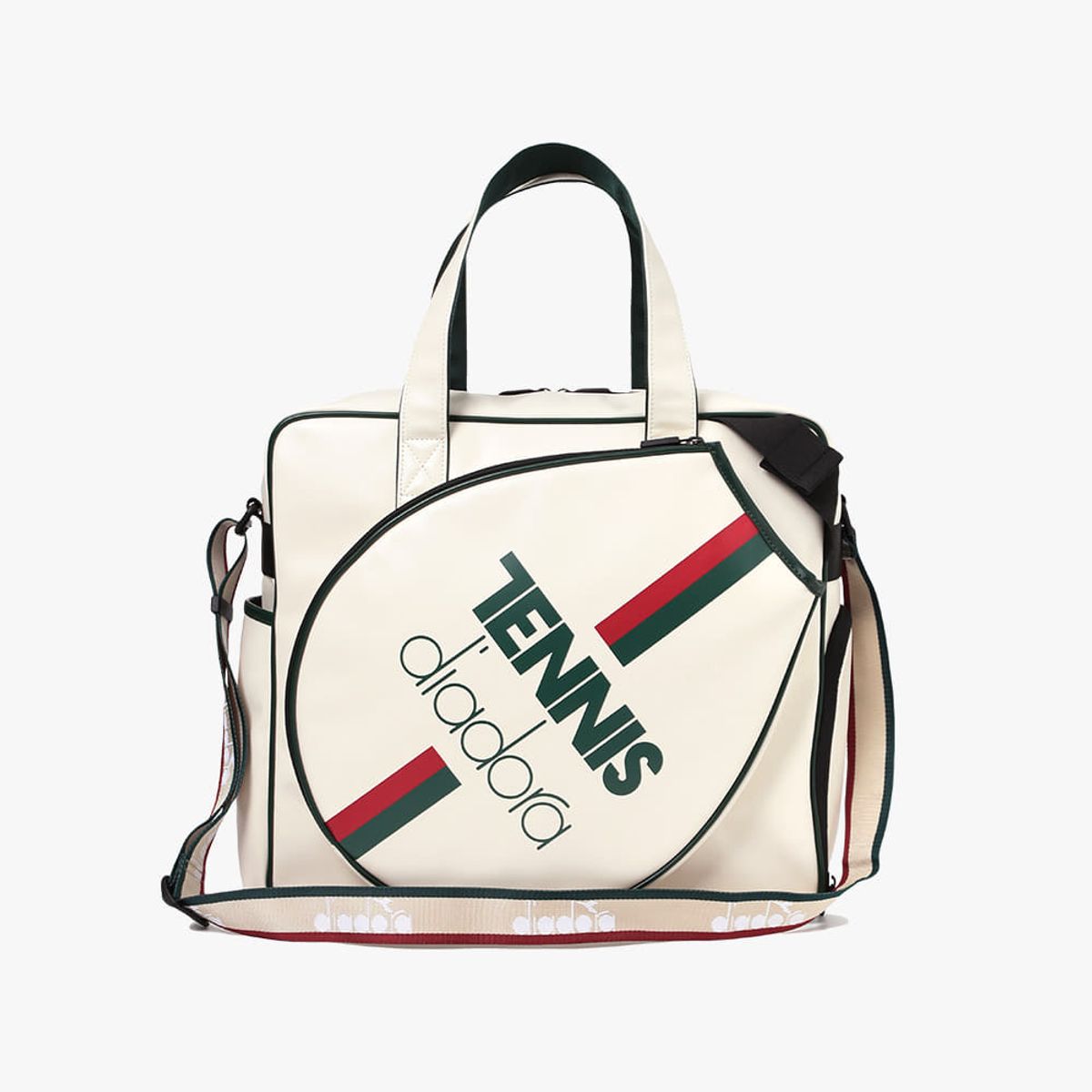 디아도라(diadora) 테니스 보스턴백 OFF WHITE