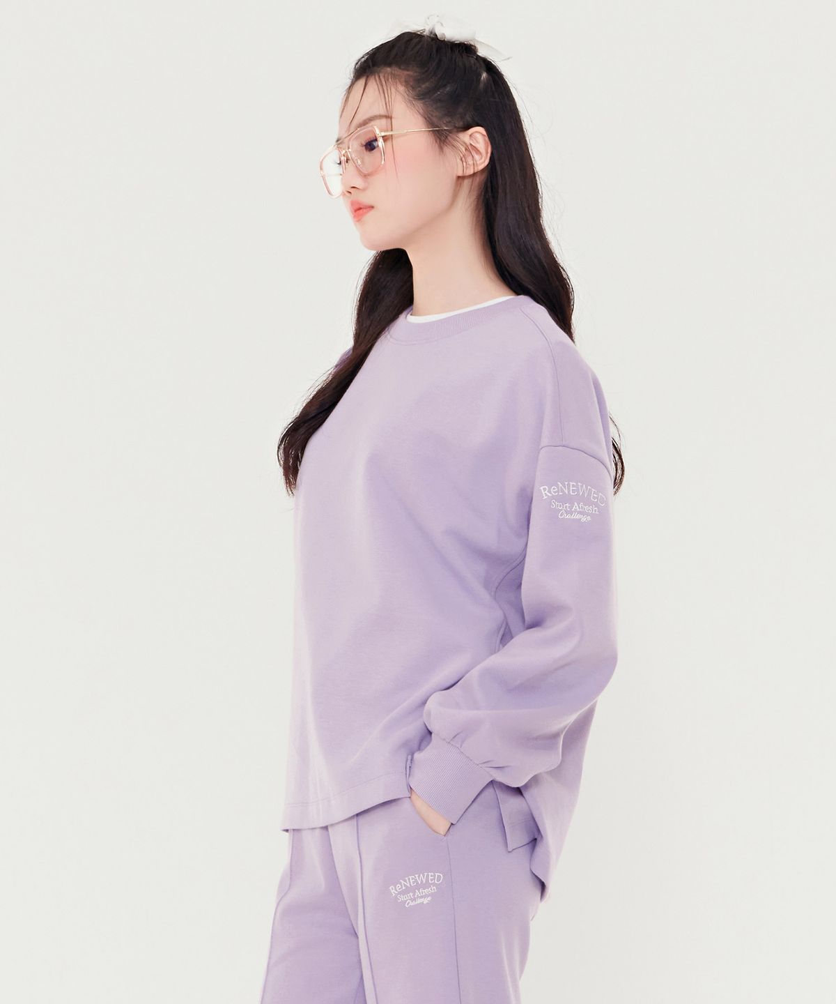체이스컬트(CHASECULT) 여성 허리 스트링 포인트 티셔츠-BERG5162B0T