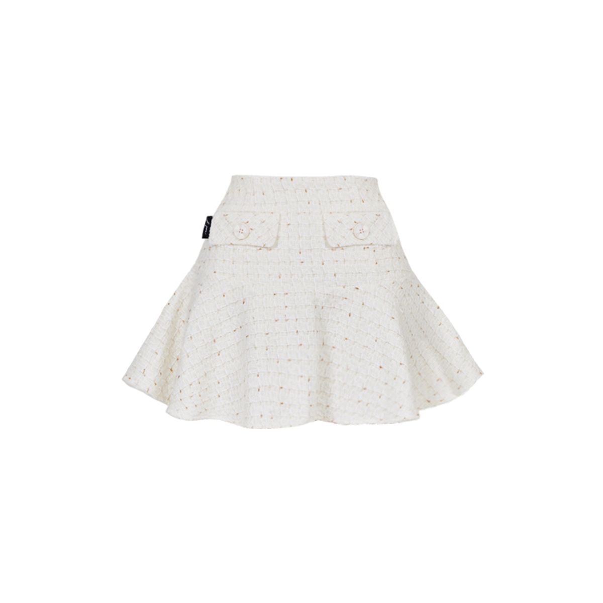 제이제인(J.JANE) 트위드 플라워 스커트 Tweed flower skirt (White)