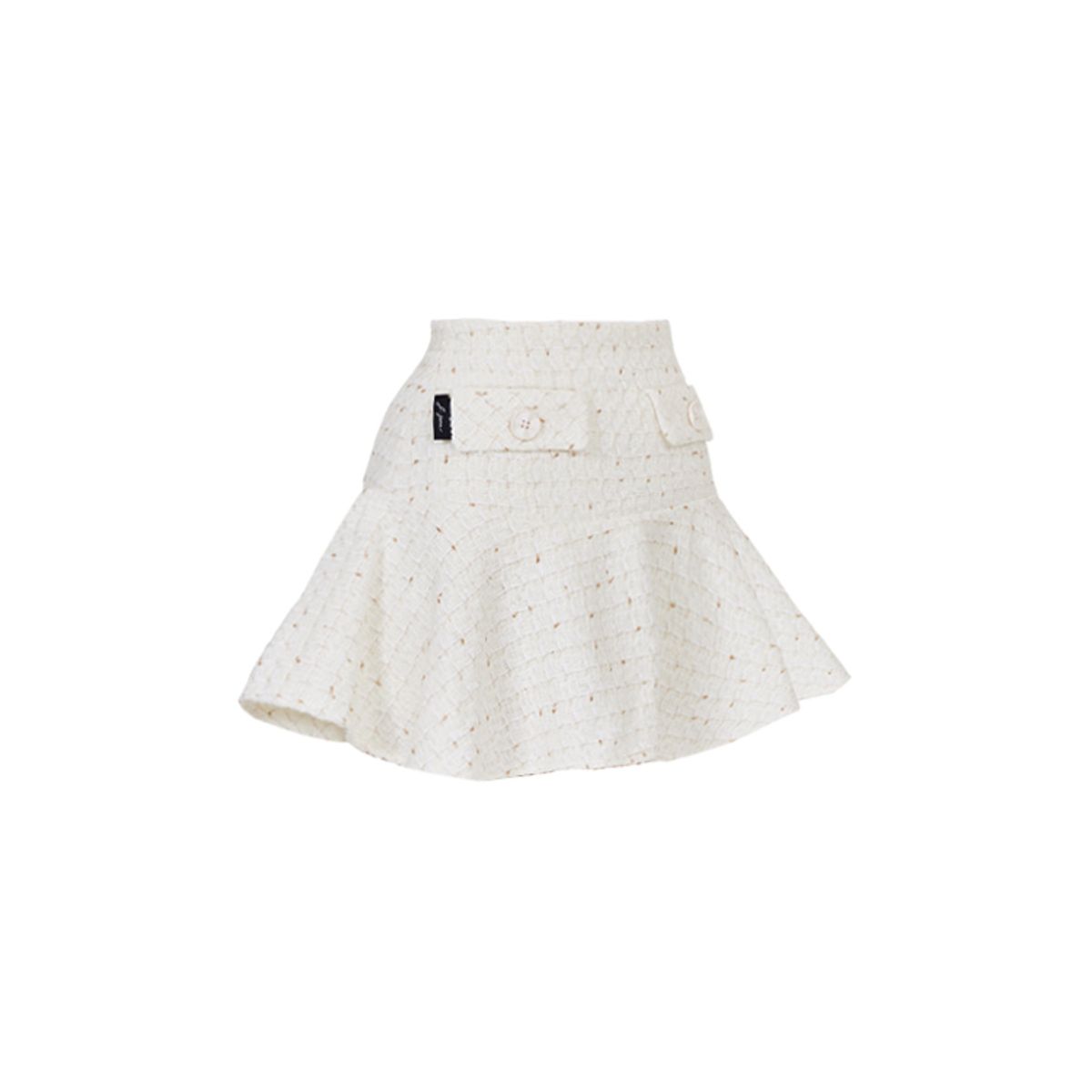 제이제인(J.JANE) 트위드 플라워 스커트 Tweed flower skirt (White)