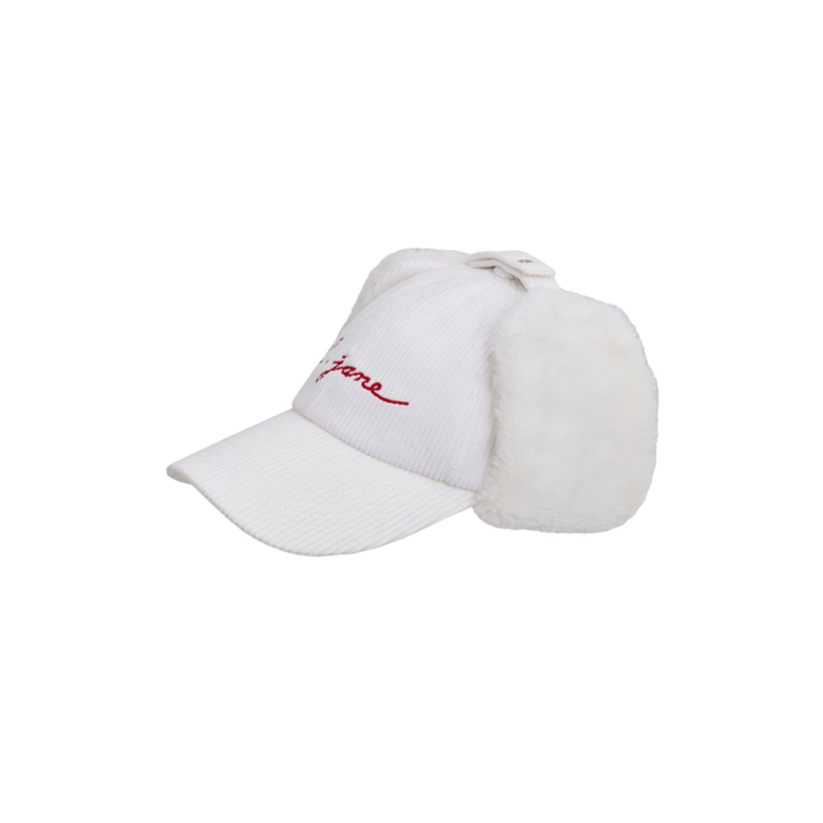 제이제인(J.JANE) 코듀로이 귀도리 볼캡 Corduroy ear flap ballcap (Ivory)