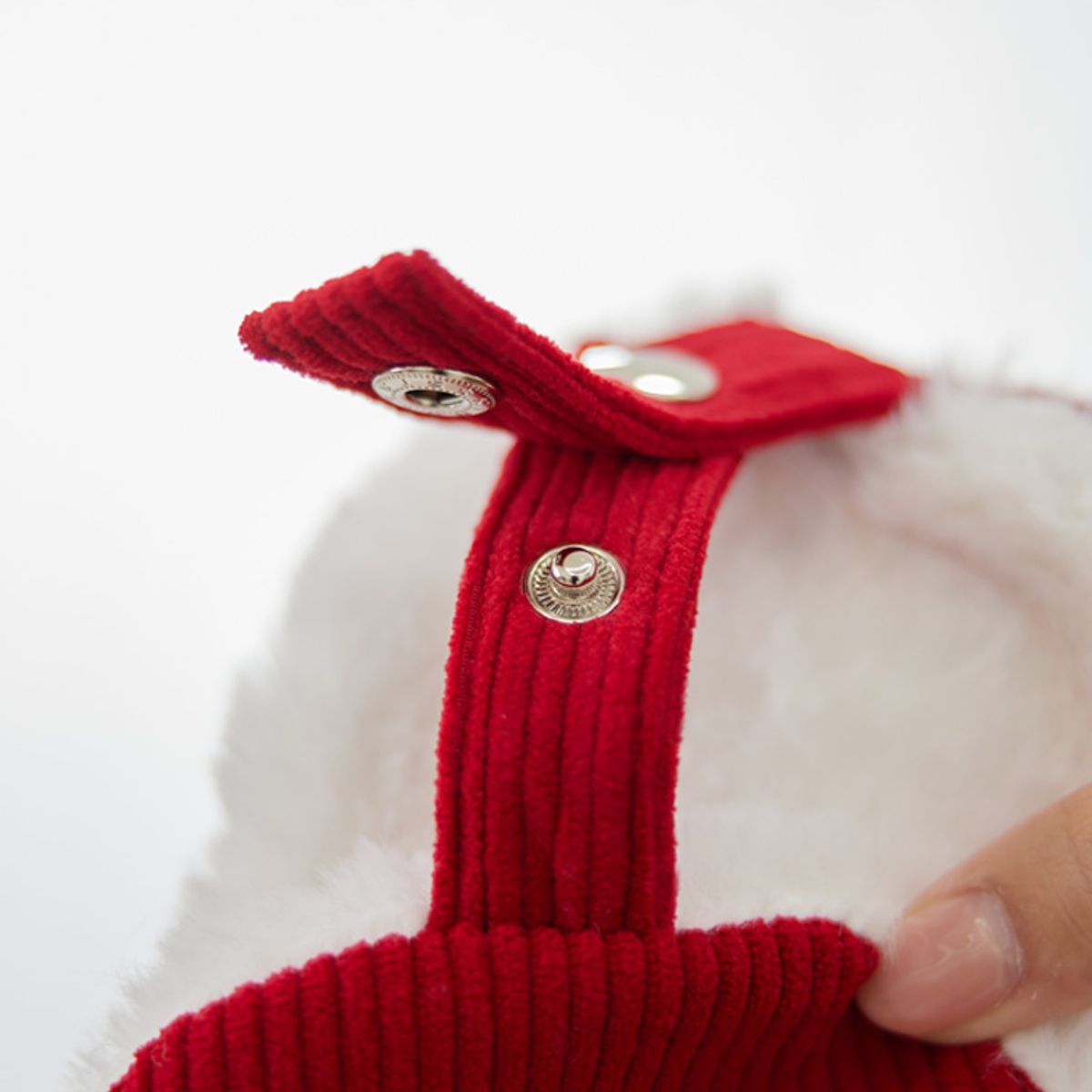 제이제인(J.JANE) 코듀로이 귀도리 볼캡 Corduroy ear flap ballcap (Red)