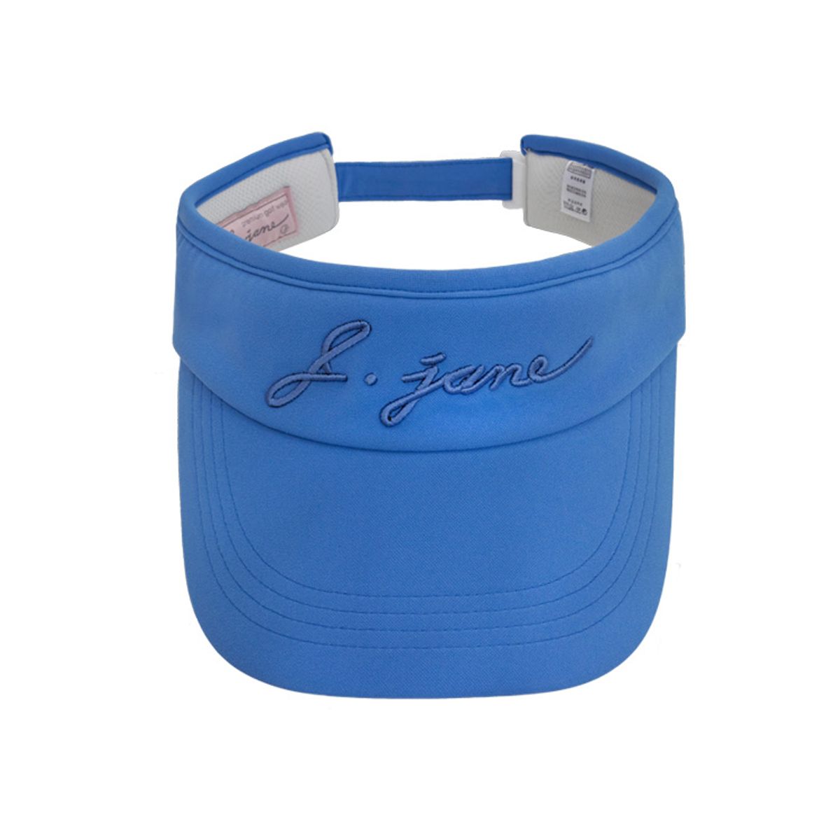제이제인(J.JANE) 심플 컬러 자수 선캡 Simple color logo Suncap (Blue)