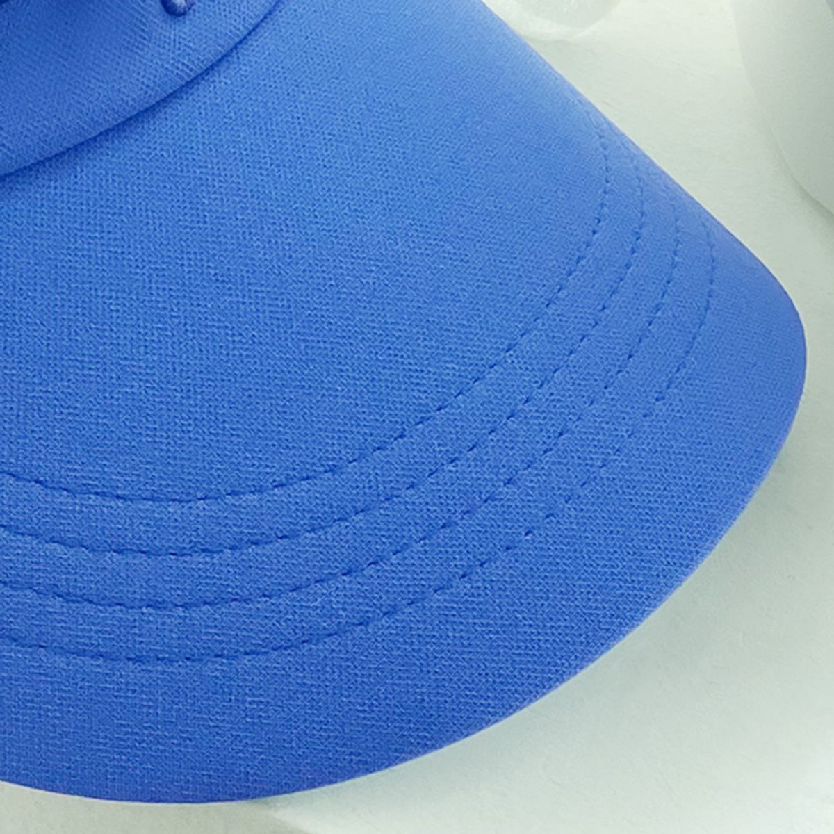 제이제인(J.JANE) 심플 컬러 자수 선캡 Simple color logo Suncap (Blue)