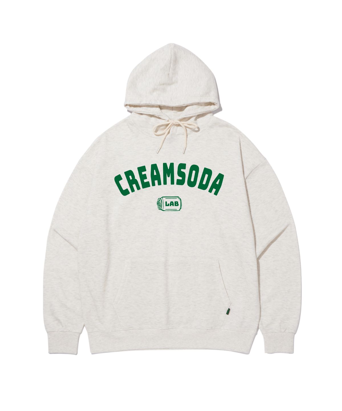 크림소다랩(CREAM SODA LAB) 오지 아크로고 후드 오트밀