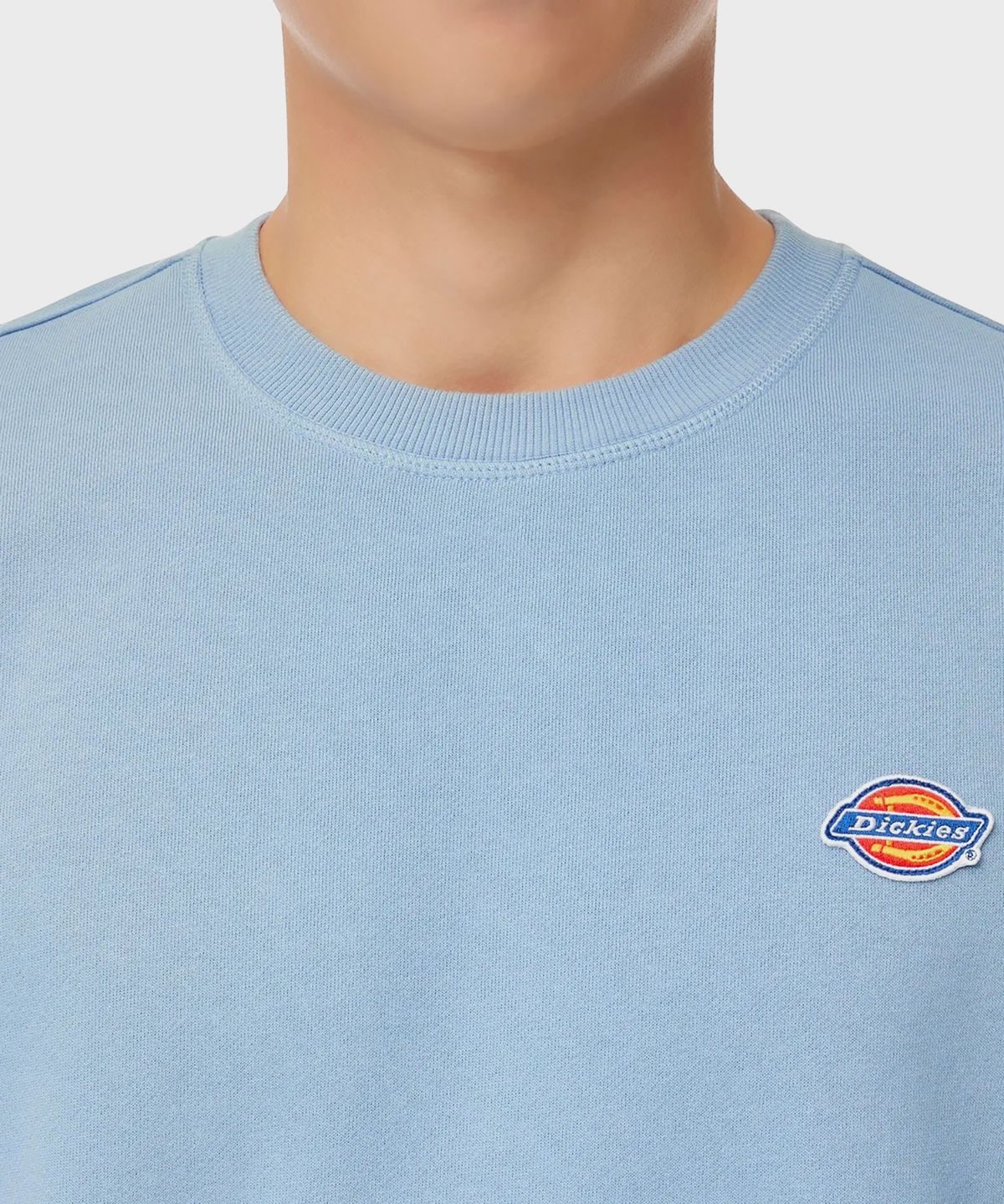디키즈(DICKIES) 플리스 릴렉스드 크루넥 Ashley Blue