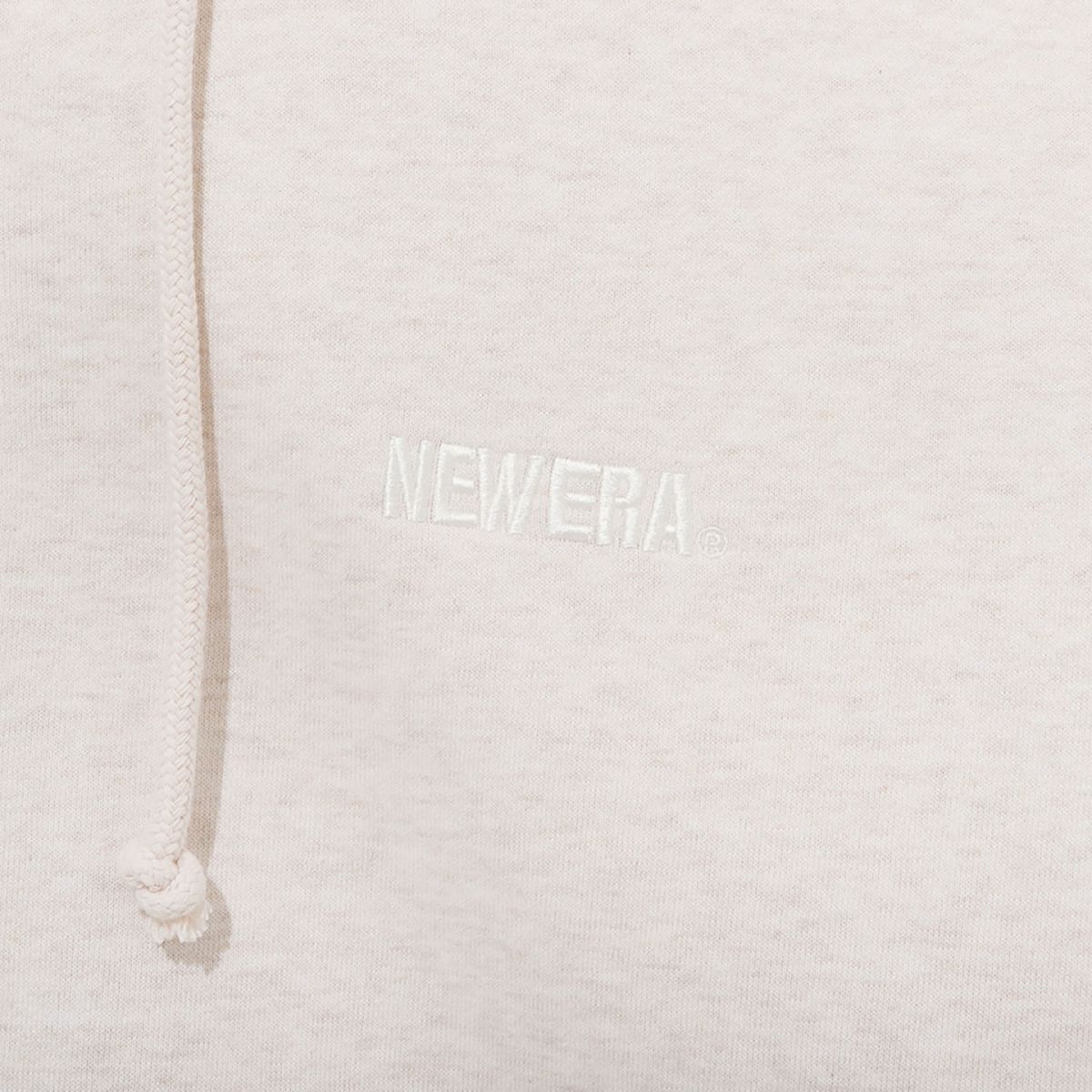 뉴에라(NEW ERA) NE 에센셜 후드 집업 오트밀