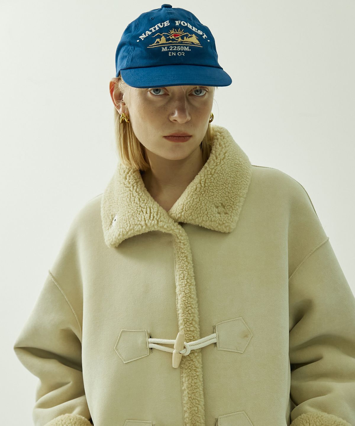 엔오르(EN OR) NATIVE FOREST ENOR BALL CAP - BLUE