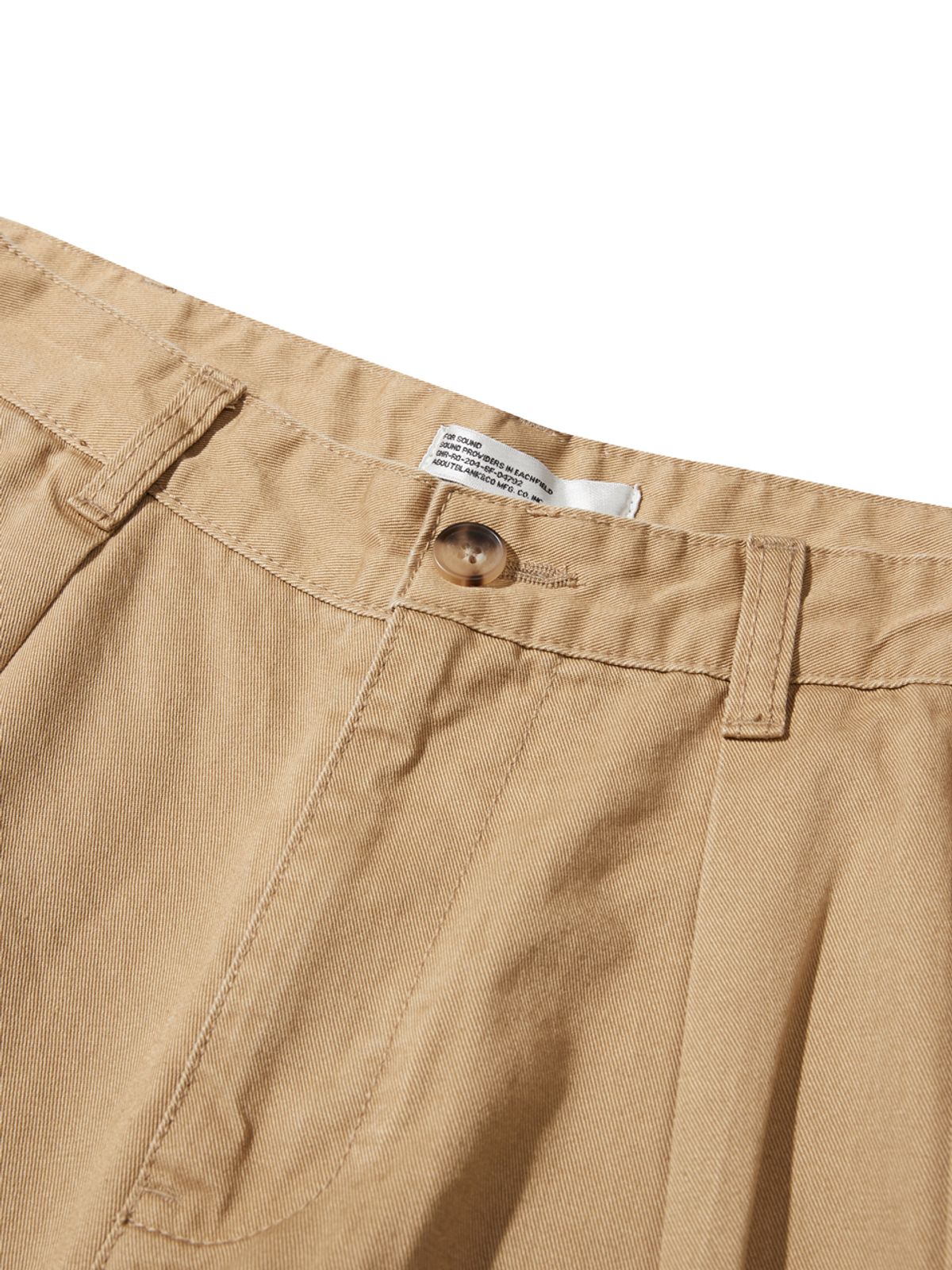 사운즈라이프(SOUNDSLIFE) Easy Two Tuck Chino Pants Beige