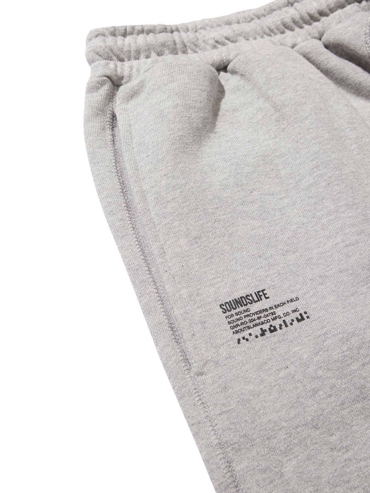 사운즈라이프(SOUNDSLIFE) Tucked Jogger Sweat Pants Melange Grey