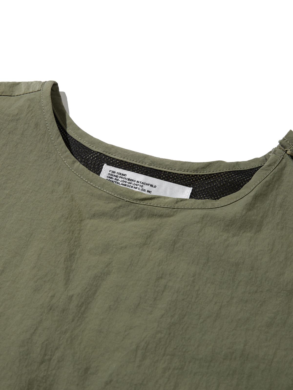 사운즈라이프(SOUNDSLIFE) Utility Pocket Nylon Long Sleeve Olive