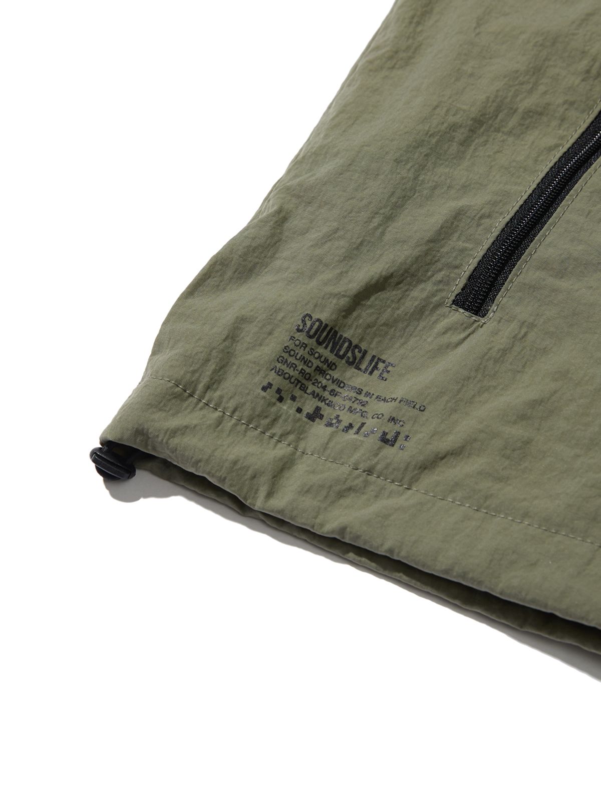 사운즈라이프(SOUNDSLIFE) Utility Pocket Nylon Long Sleeve Olive