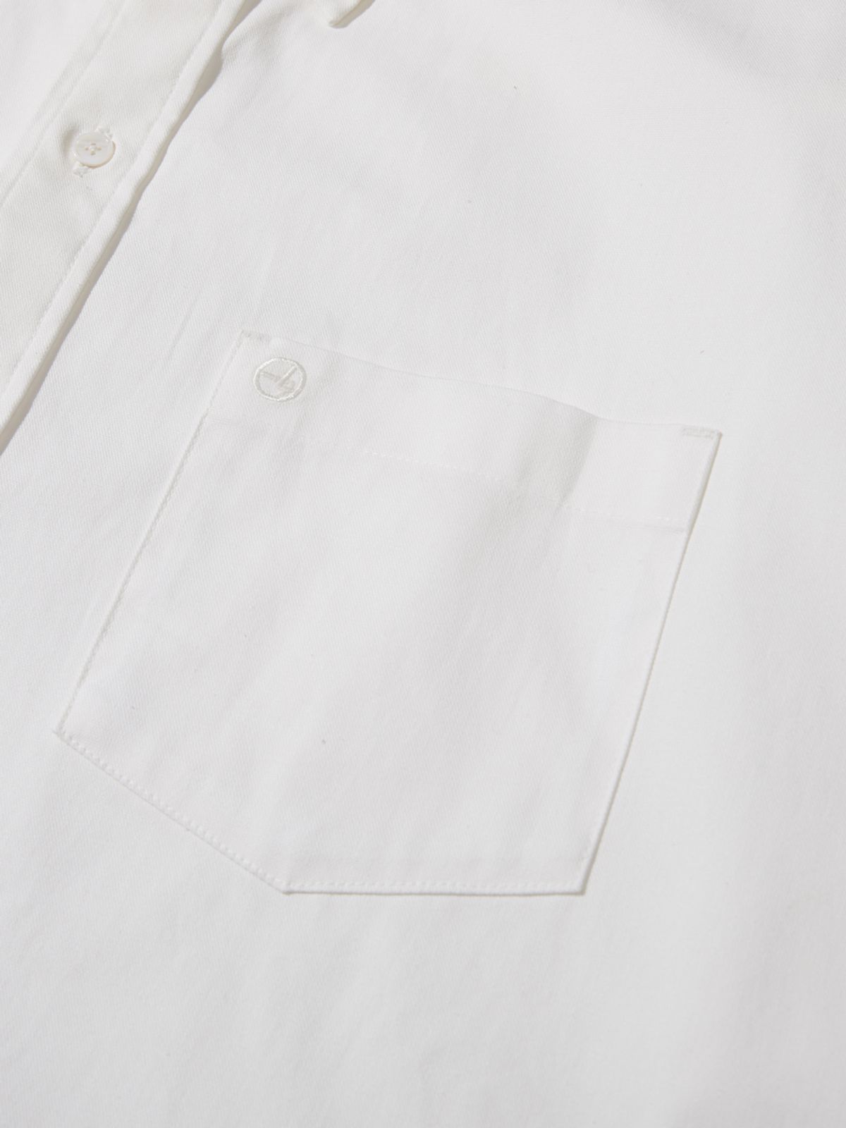 사운즈라이프(SOUNDSLIFE) Back Loop Two Pocket Oxford Shirt White