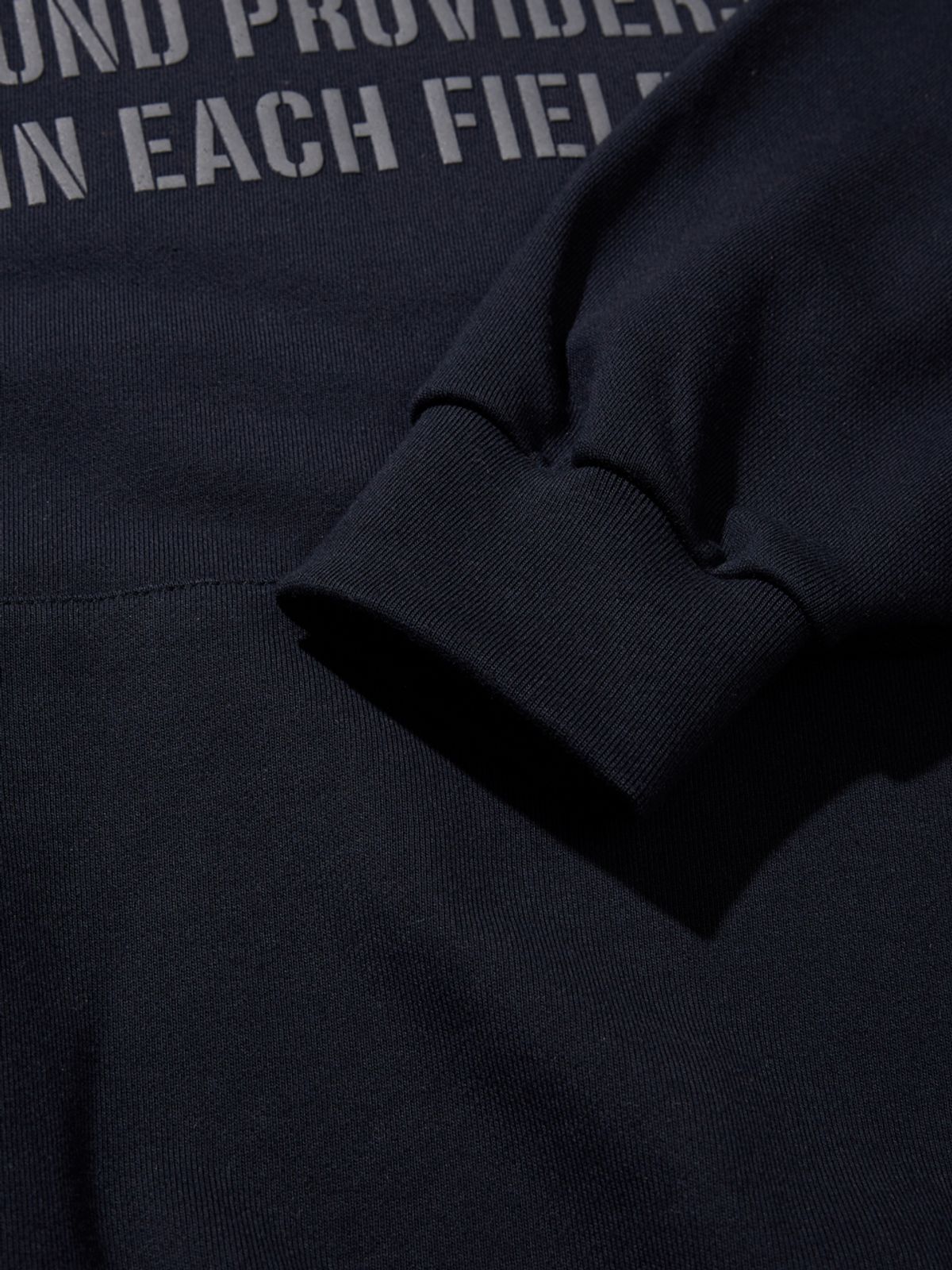 사운즈라이프(SOUNDSLIFE) Slogan Graphic Hoodie Navy