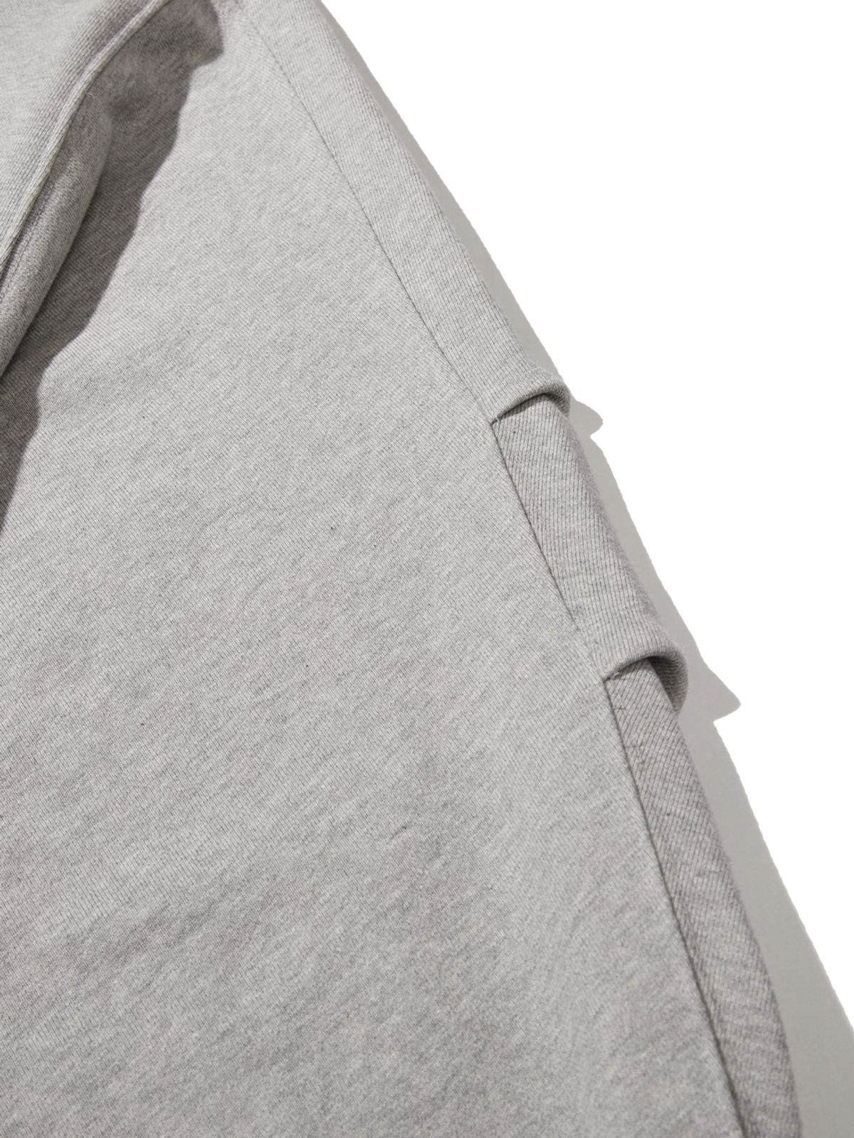 사운즈라이프(SOUNDSLIFE) Elbow Tucked Sweat Hoodie Zip-Up Melange Grey