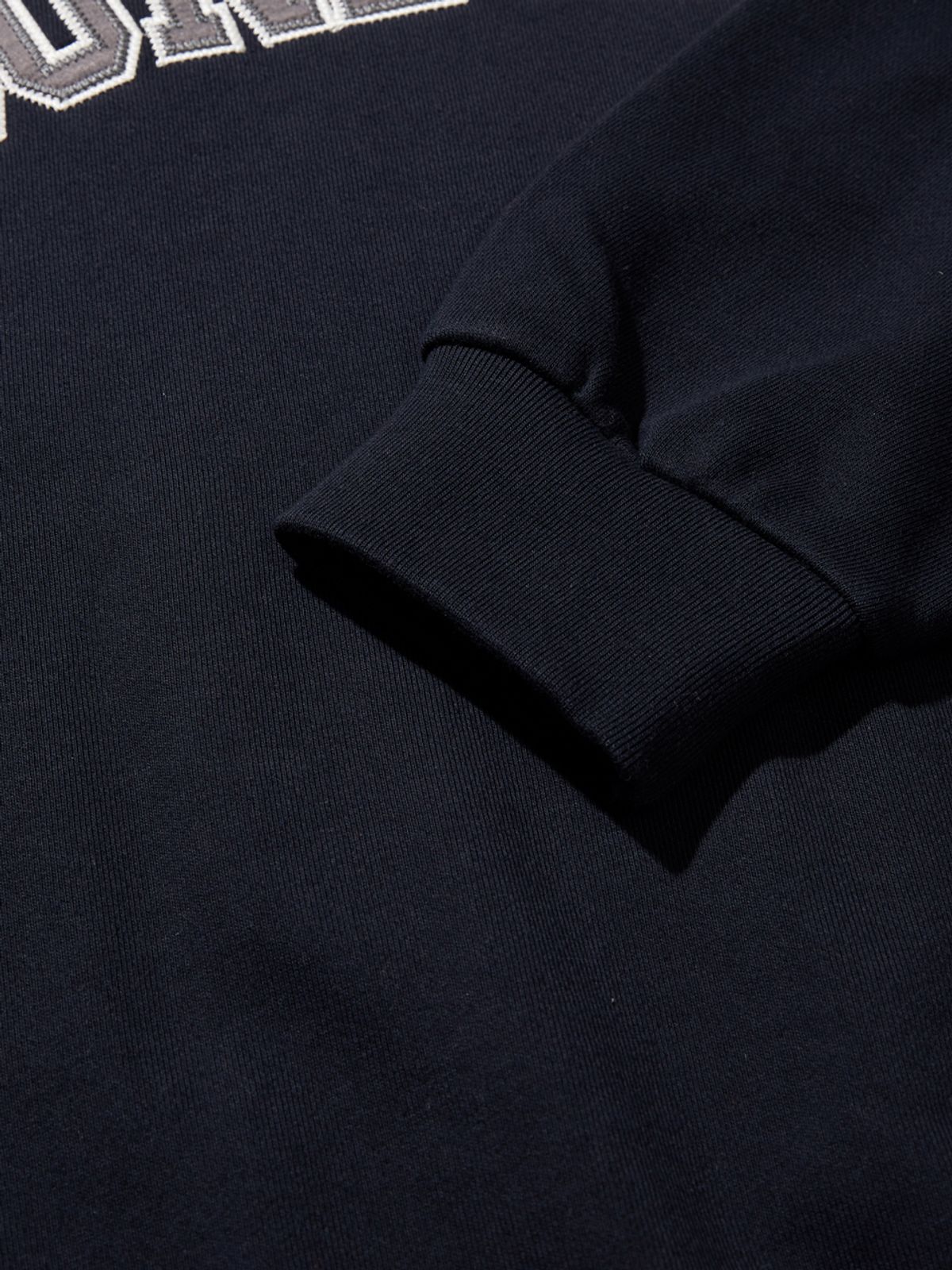 사운즈라이프(SOUNDSLIFE) Applique Big Arch Logo Sweatshirts Navy