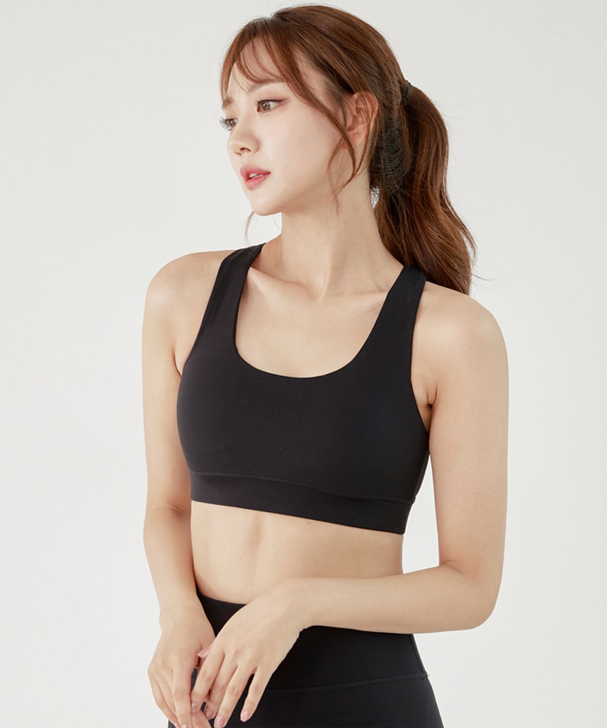 러브유어바디(LOVEYOURBODY) LYB 190 레이서백 브라탑 (블랙)