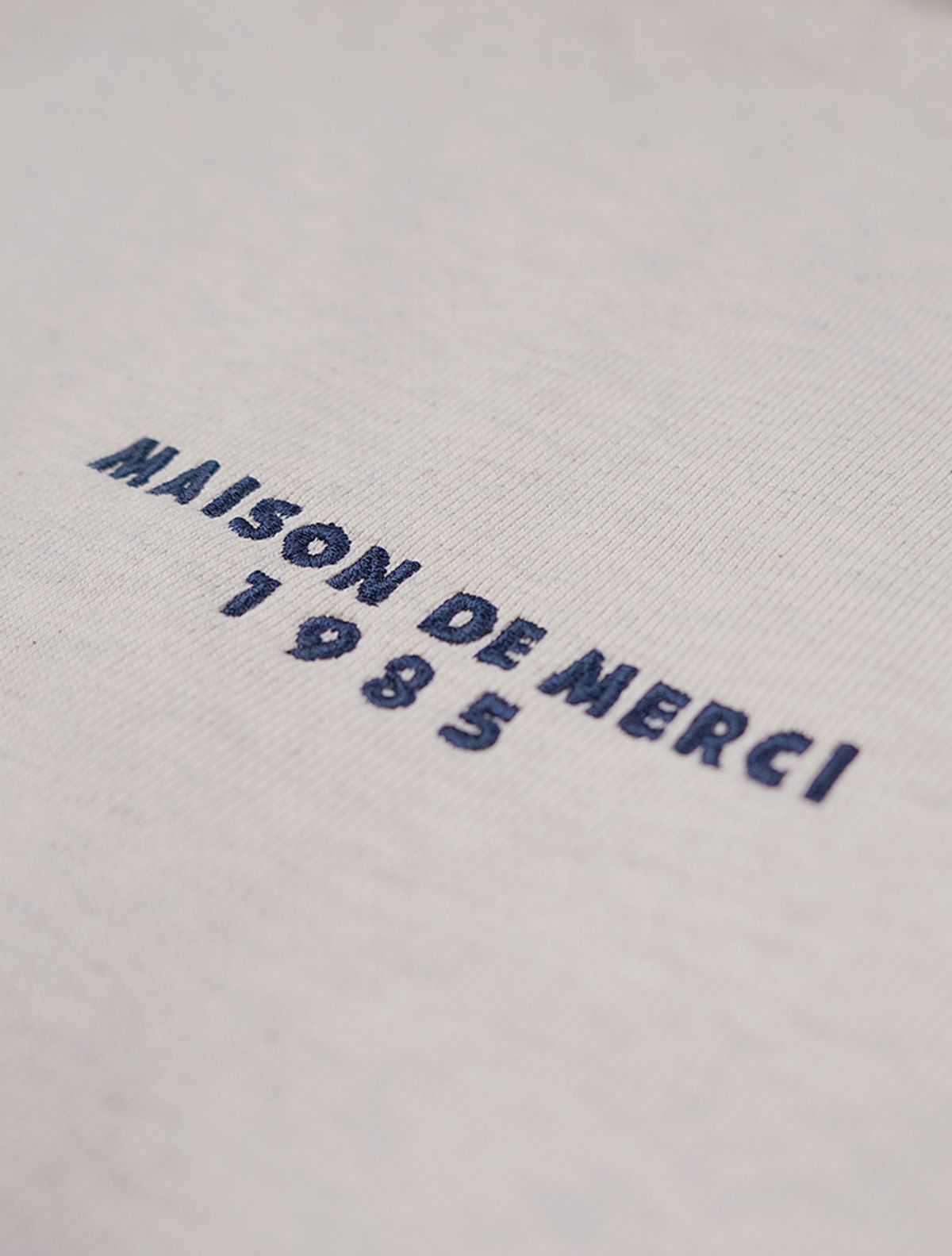 라 메종 스튜디오(LA MAISON STUDIO) UNISEX HEAVY WEIGHT 투톤믹스 엘보패치 후디 오트밀(FCC3TS471M)