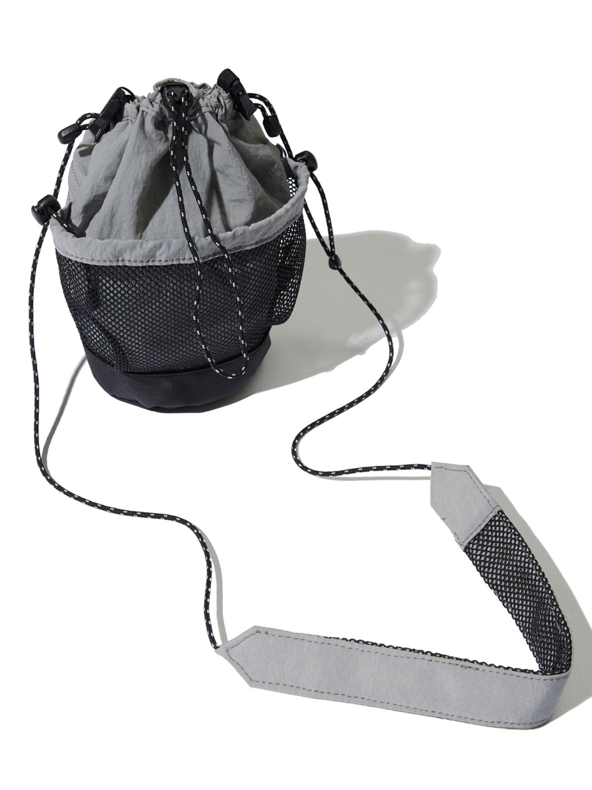사운즈라이프(SOUNDSLIFE) Utility Nylon Small Pouch Bag Grey