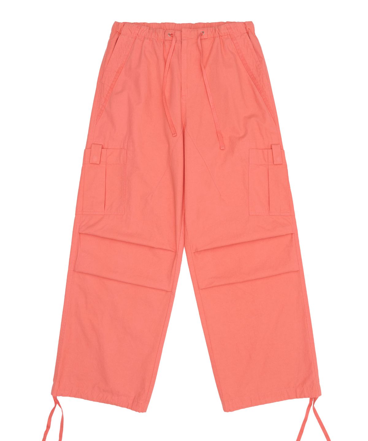 스컬프터(SCULPTOR) Wide Paratrooper Cargo Pants Coral Red