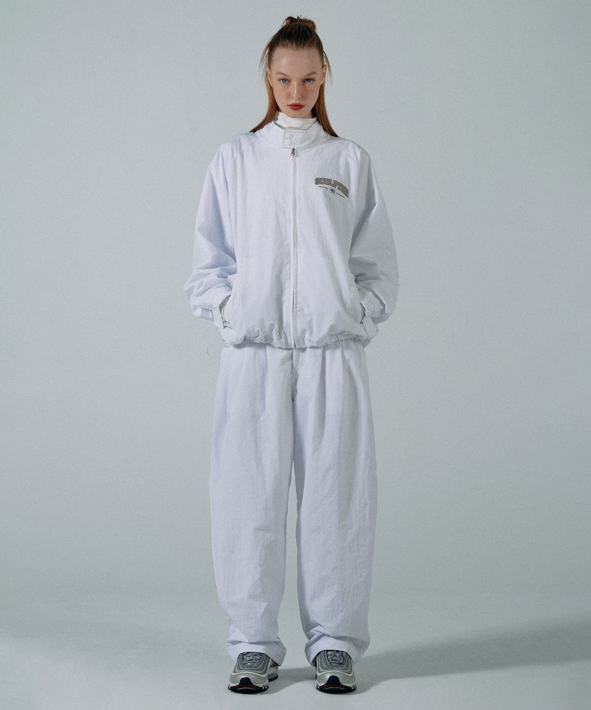 스컬프터(SCULPTOR) Two-Way Wind Pants White