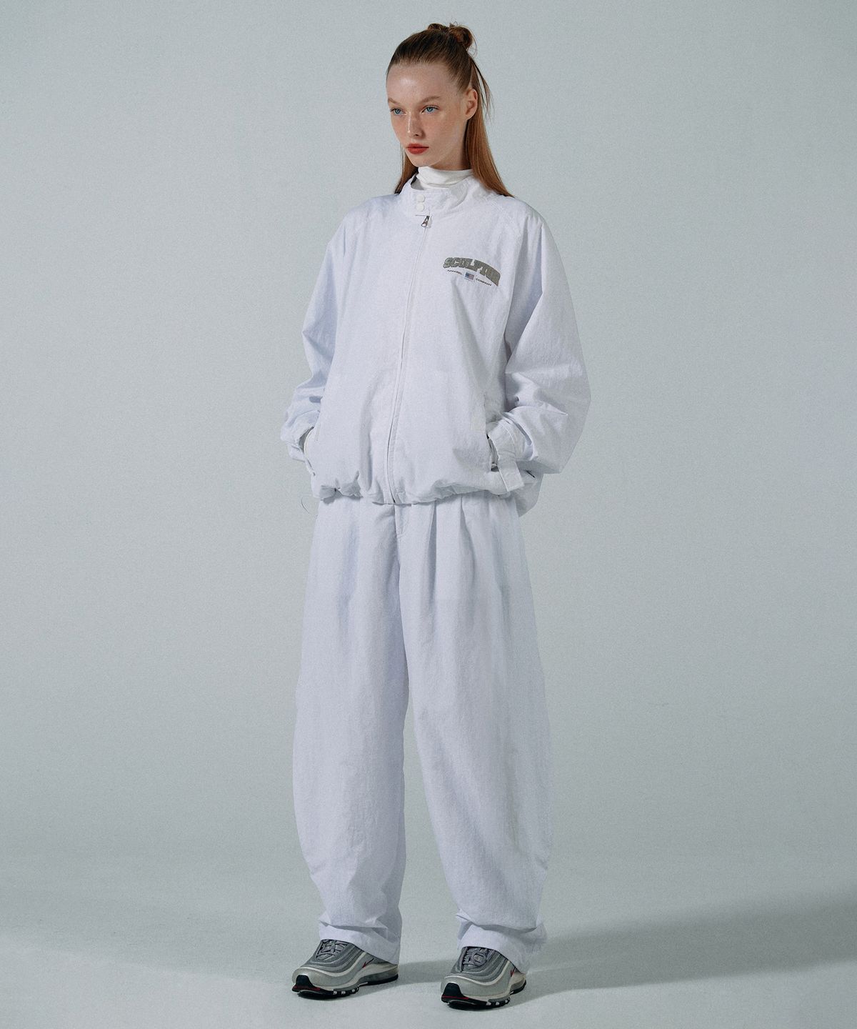 스컬프터(SCULPTOR) Two-Way Wind Pants White