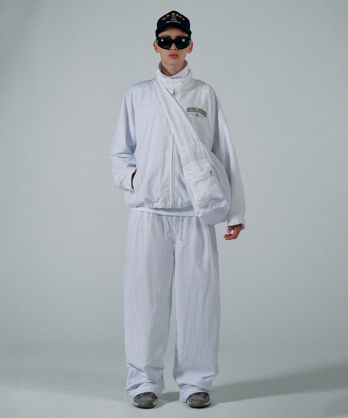 스컬프터(SCULPTOR) Two-Way Wind Pants White