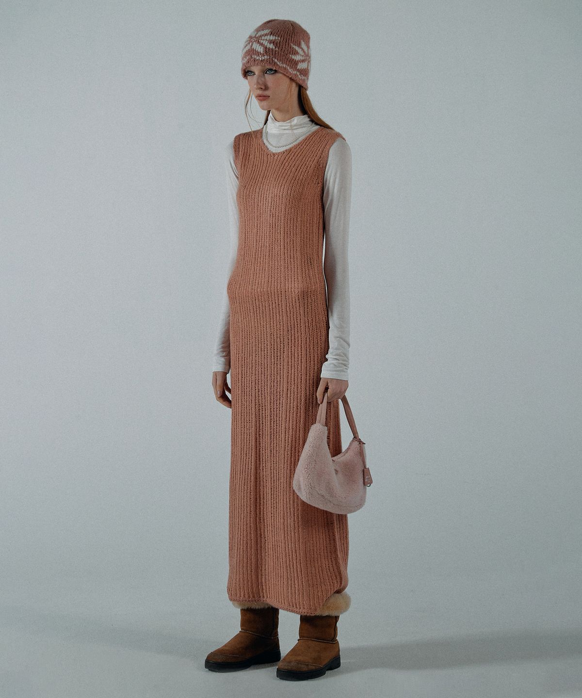 스컬프터(SCULPTOR) Classic Sheer Turtleneck White