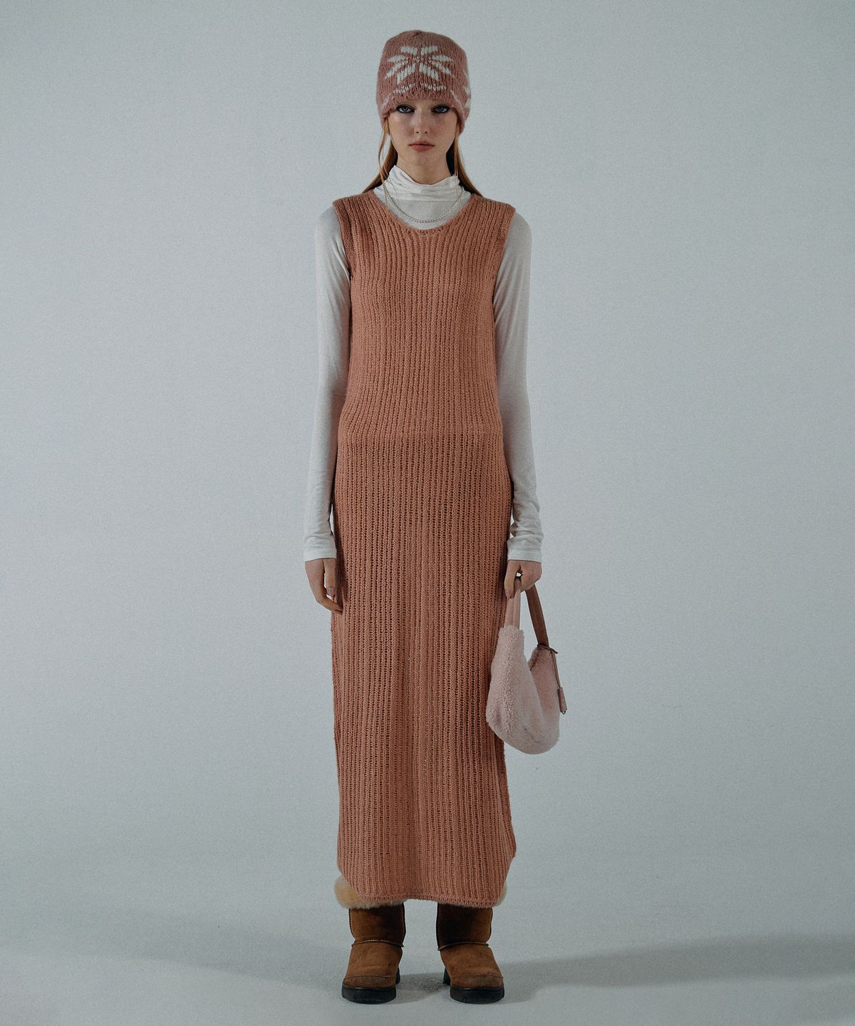 스컬프터(SCULPTOR) Classic Sheer Turtleneck White