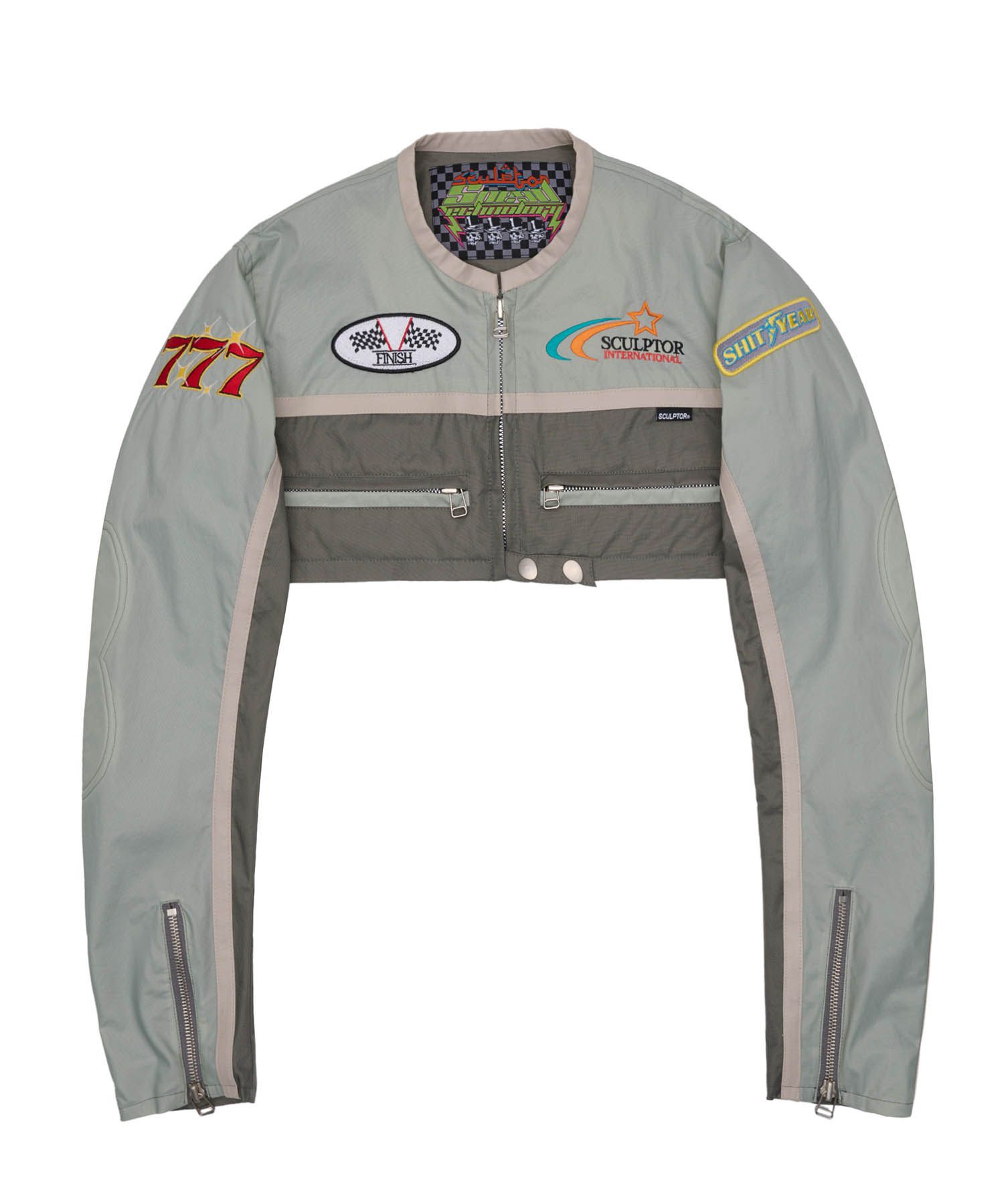 【SCULPTOR】Micro Motor Jacket Sage/Charcoal MUSINSA | SCULPTOR Micro Motor Jacket Sage/Charcoal