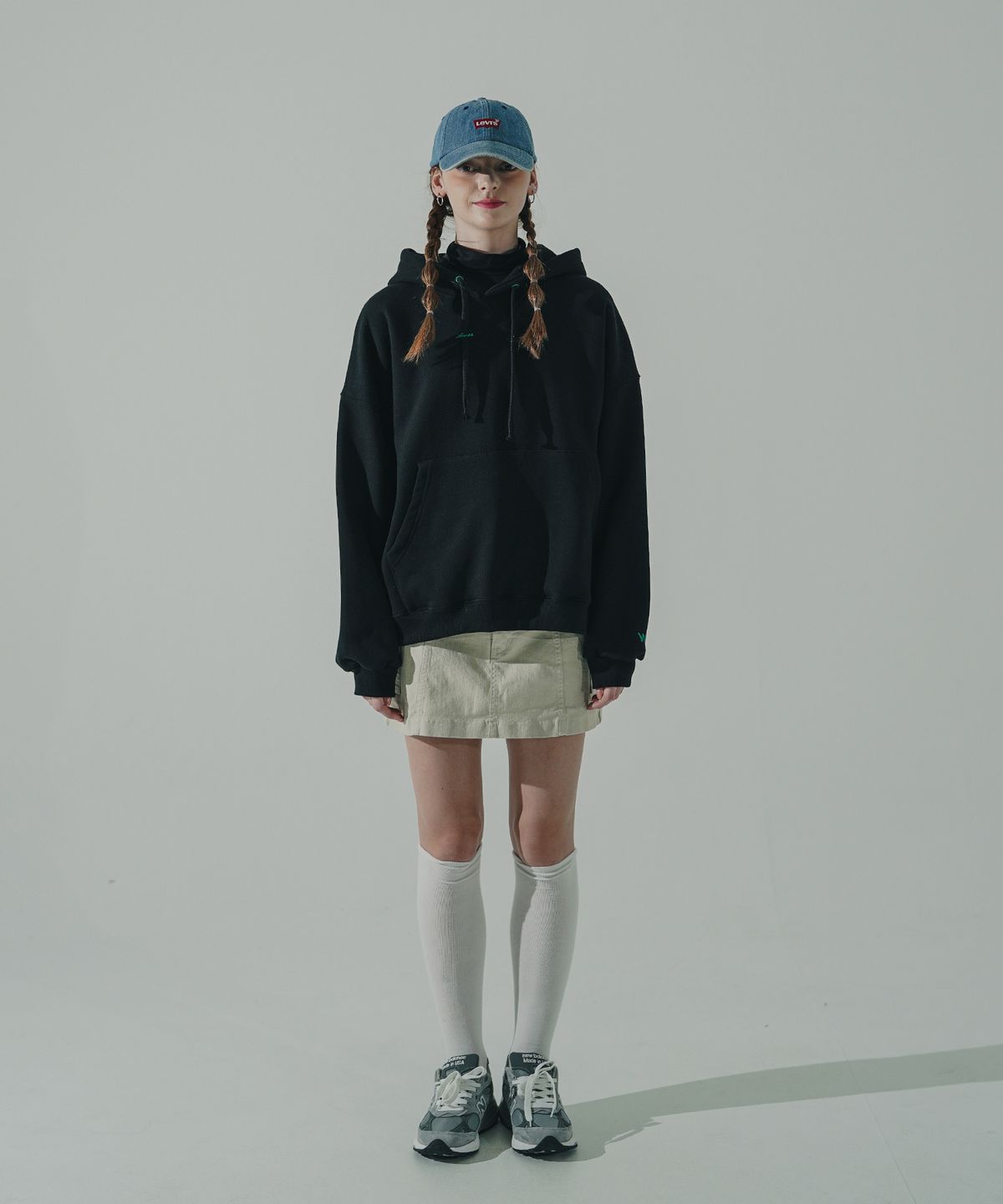더블유브이프로젝트(WV PROJECT) [2PACK] 컬러인 후드 2PACK MJHD7622