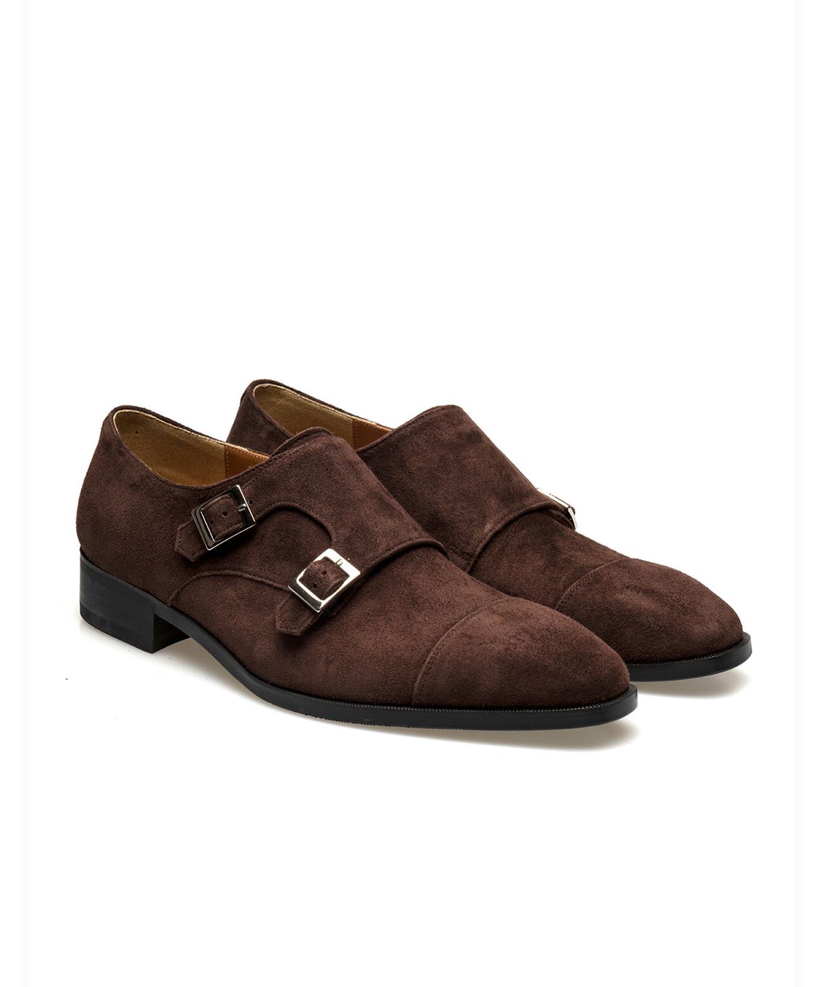 올클래식(ALLCLASSIC) ALC1003 어도어 스트레이트팁 더블 몽크스트랩_d.brown suede
