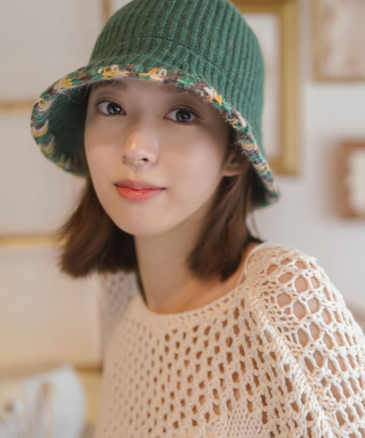 소다몬(SODAMON) 미민 다이애나 울니트버킷햇 3컬러