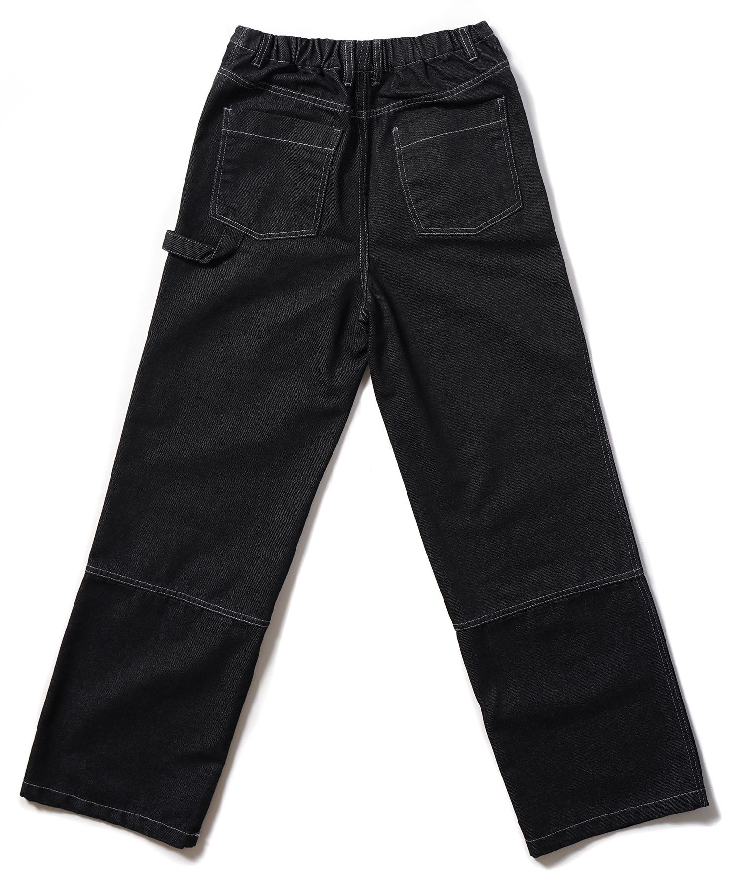 MUSINSA | GAKKAI UNIONS Wide Stitched Carpenter Denim Pants