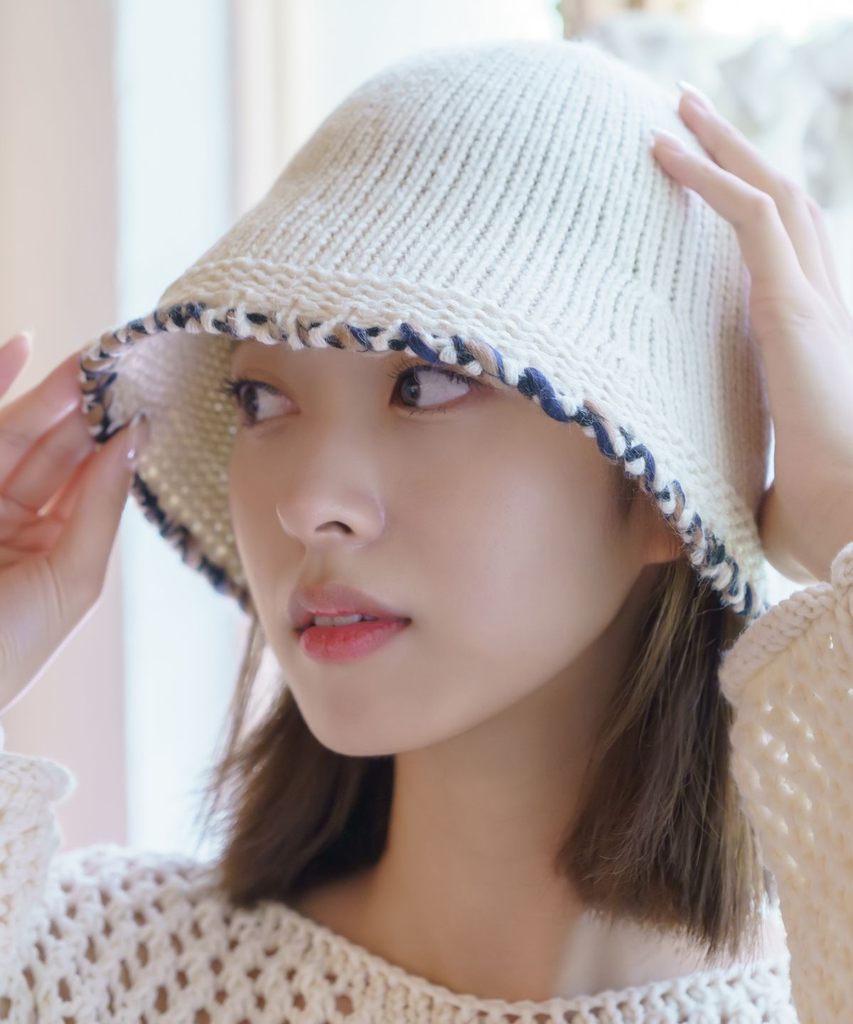 소다몬(SODAMON) 미민 찰스 니트버킷햇 3컬러