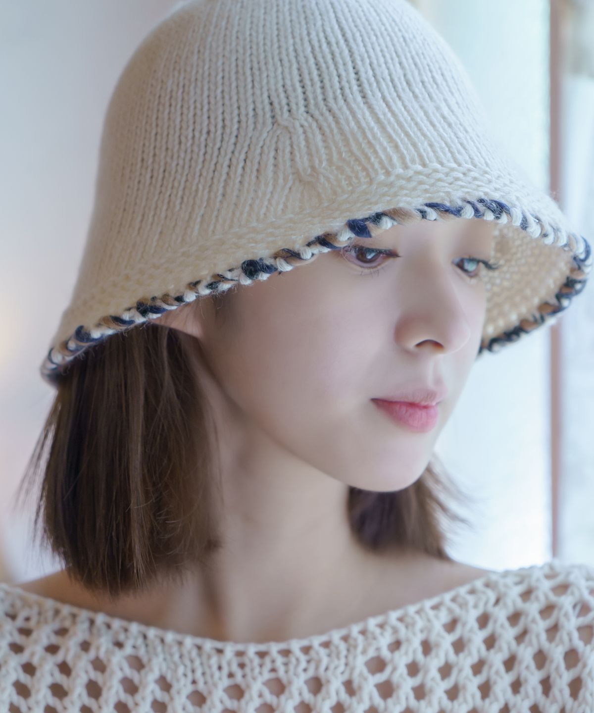 소다몬(SODAMON) 미민 찰스 니트버킷햇 3컬러