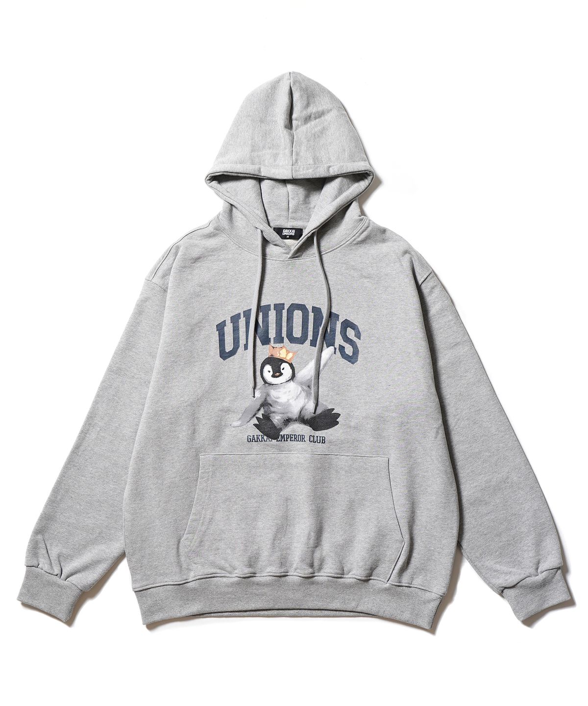 가까이 유니언즈(GAKKAI UNIONS) 엠퍼러 클럽 후드 티 그레이