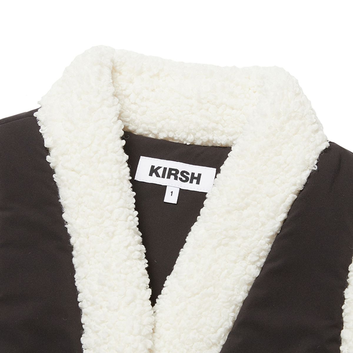 키르시(KIRSH) 체리 퍼 패딩 베스트 [블랙]
