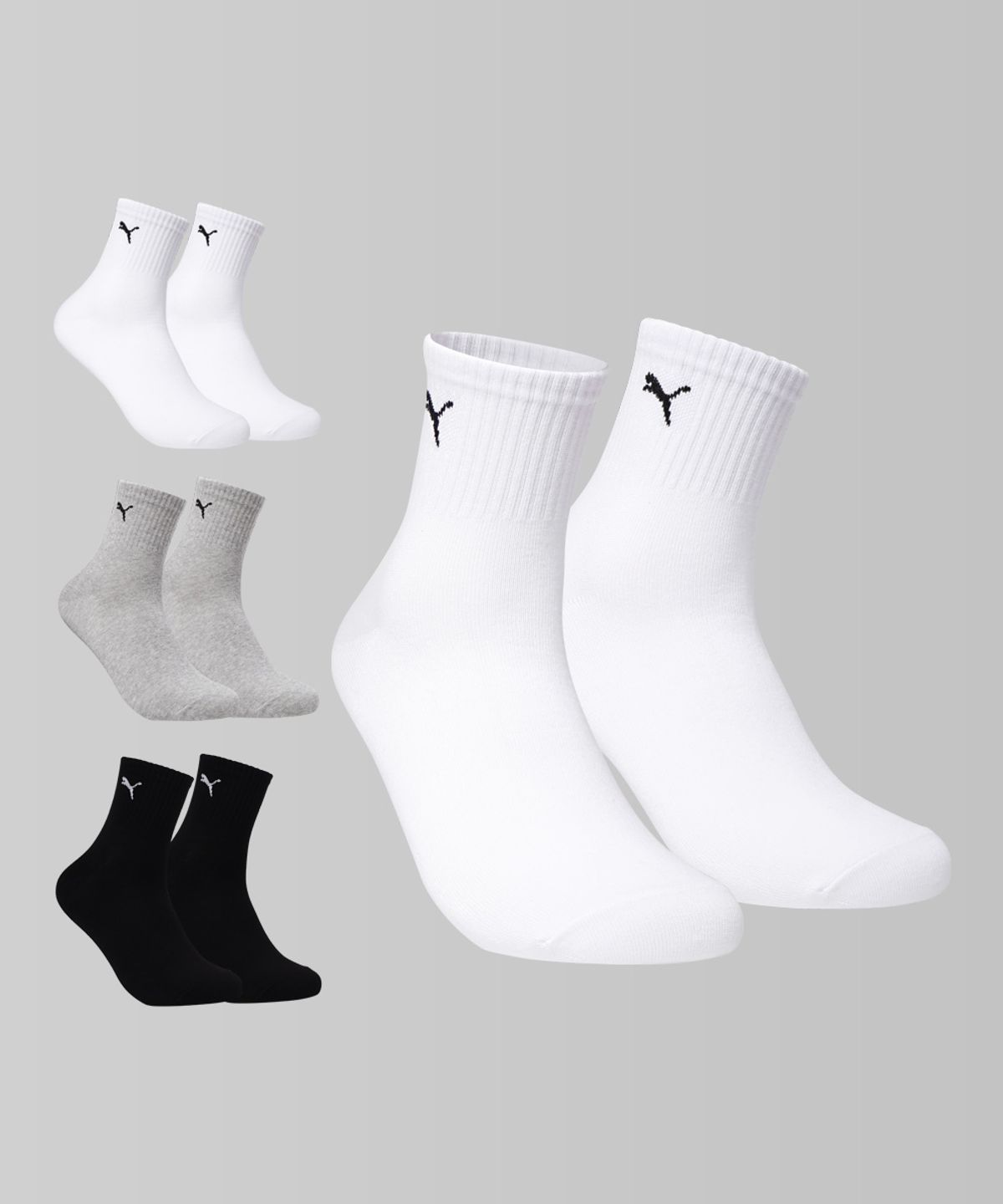 푸마양말(PUMA SOCKS) 크레오라 쿠션 미들렝스 삭스 8PACK [사이즈/컬러선택]