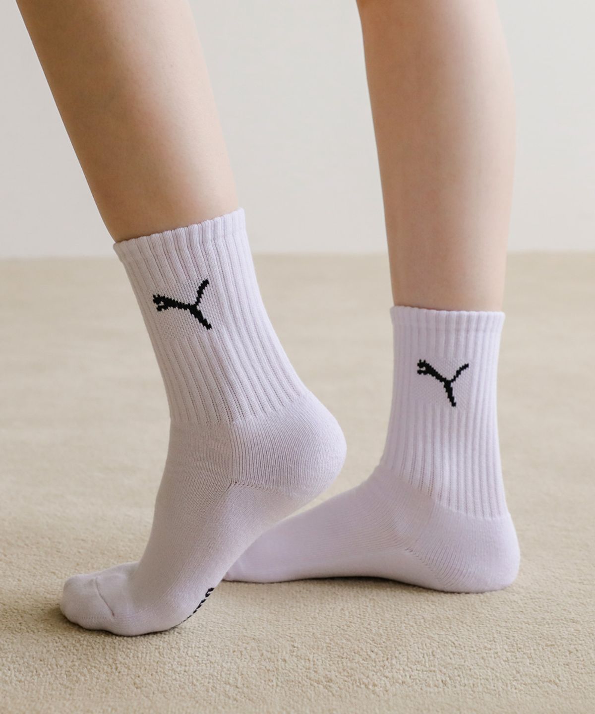 푸마양말(PUMA SOCKS) 크레오라 쿠션 롱 삭스 8PACK [사이즈/컬러선택]